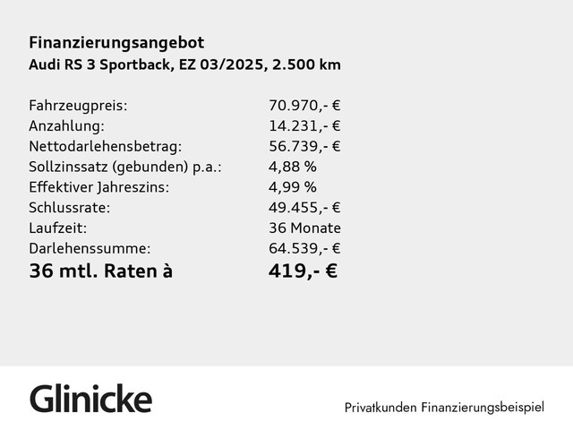 Image about Audi RS 3 Sportback TFSI quattro S tronic
