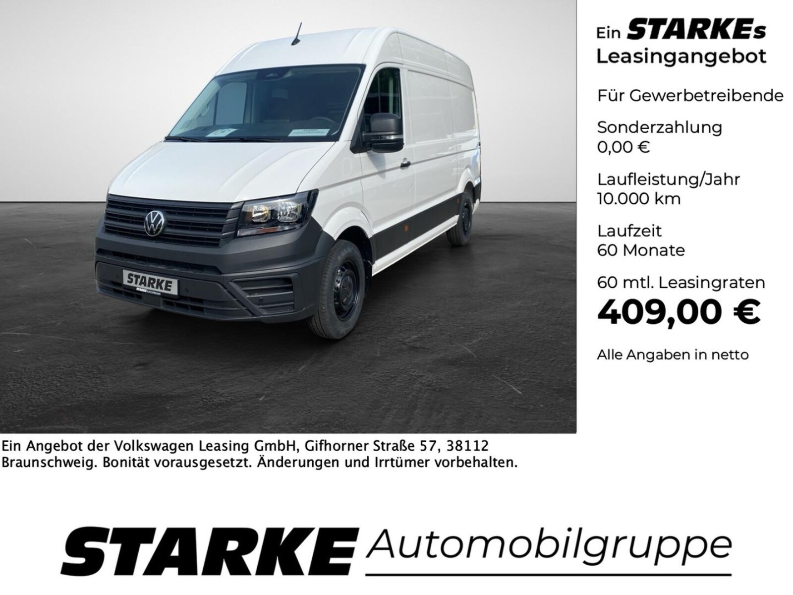 Volkswagen Crafter Kasten mittlerer Radstand