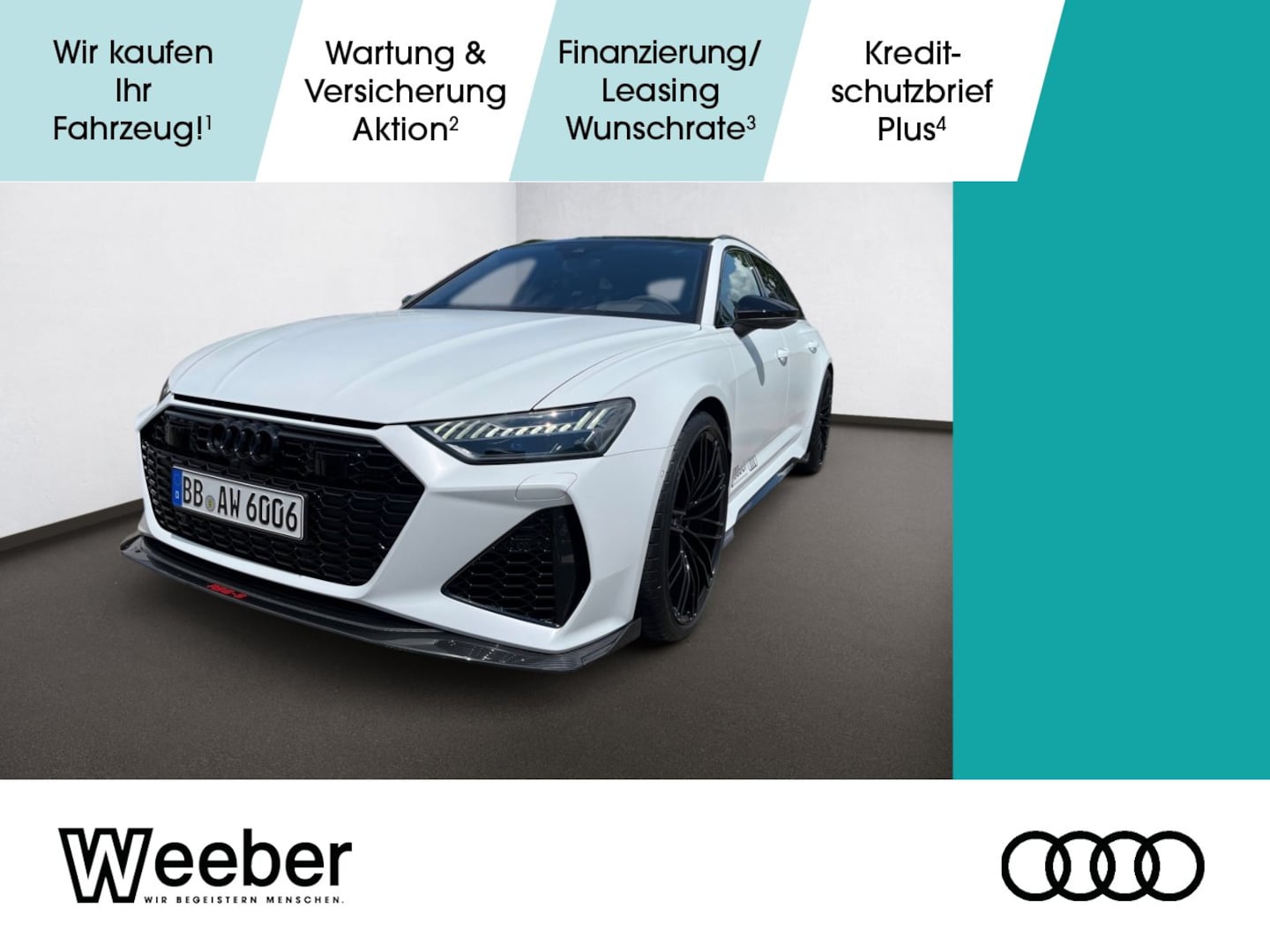 Bild über Audi RS 6 Avant TFSI quattro tiptronic - für weitere Informationen kontaktieren Sie den Audi Partner