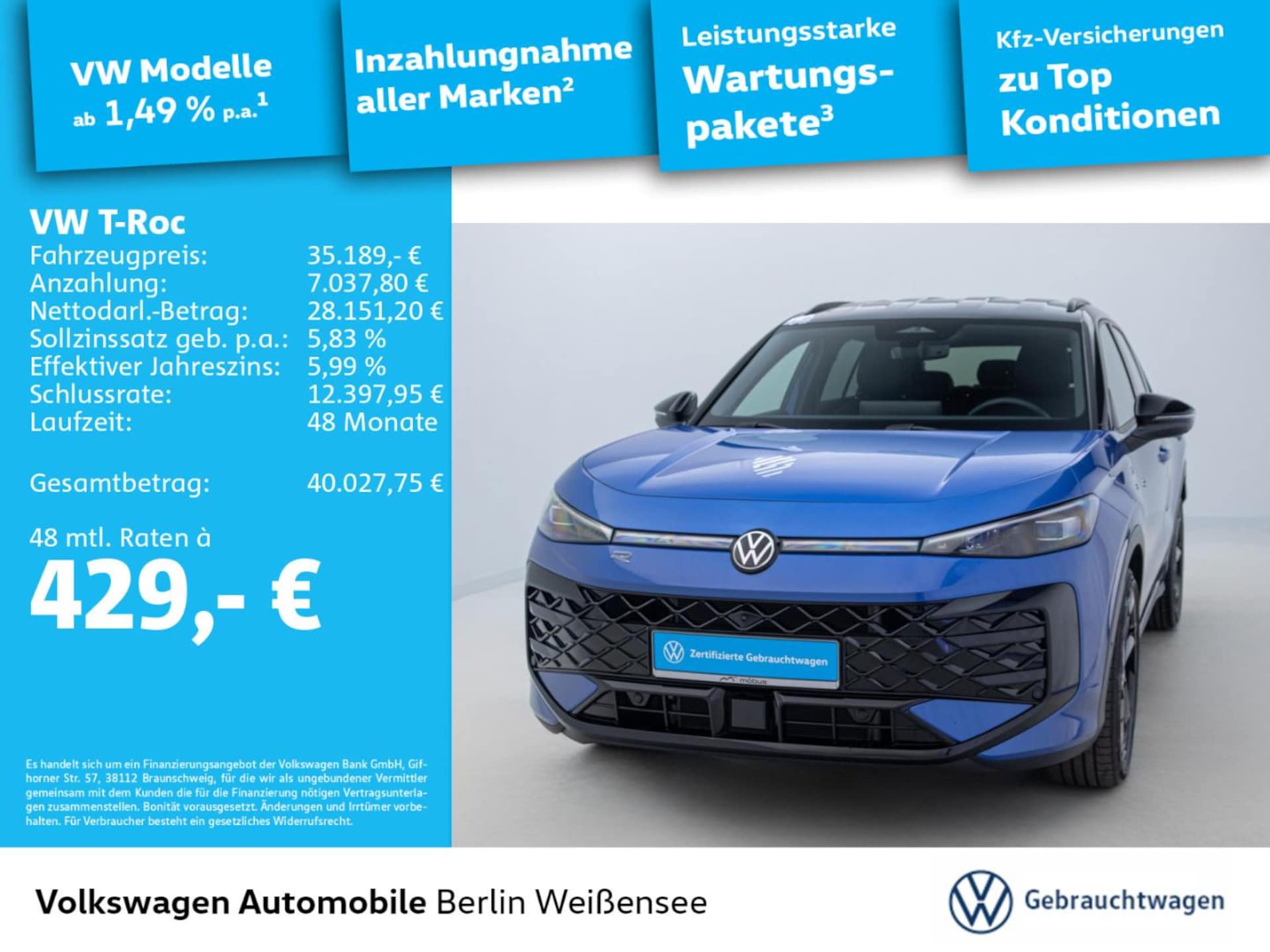 Volkswagen T-Roc R-Line
