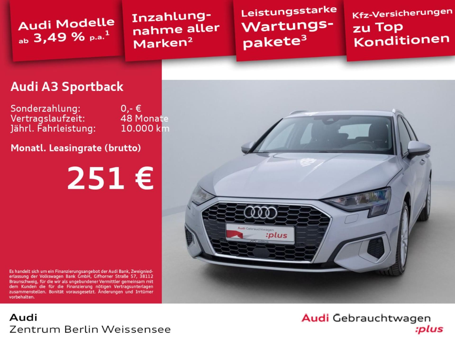 Audi A3 Sportback Advanced