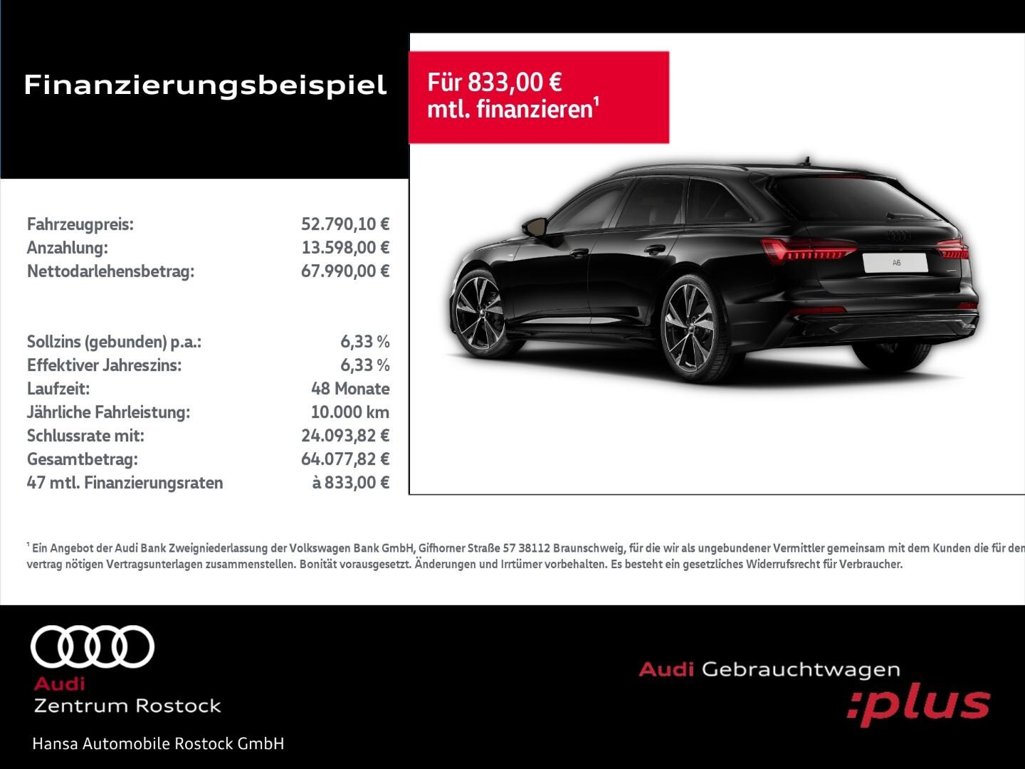 Bild über Audi A6 Avant S line 40 TDI quattro S tronic - für weitere Informationen kontaktieren Sie den Audi Partner