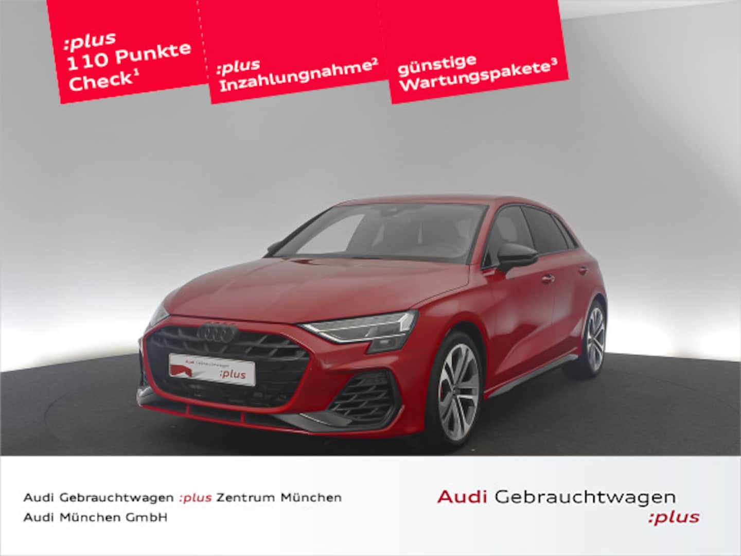 Bild über Audi S3 Sportback TFSI quattro S tronic - für weitere Informationen kontaktieren Sie den Audi Partner