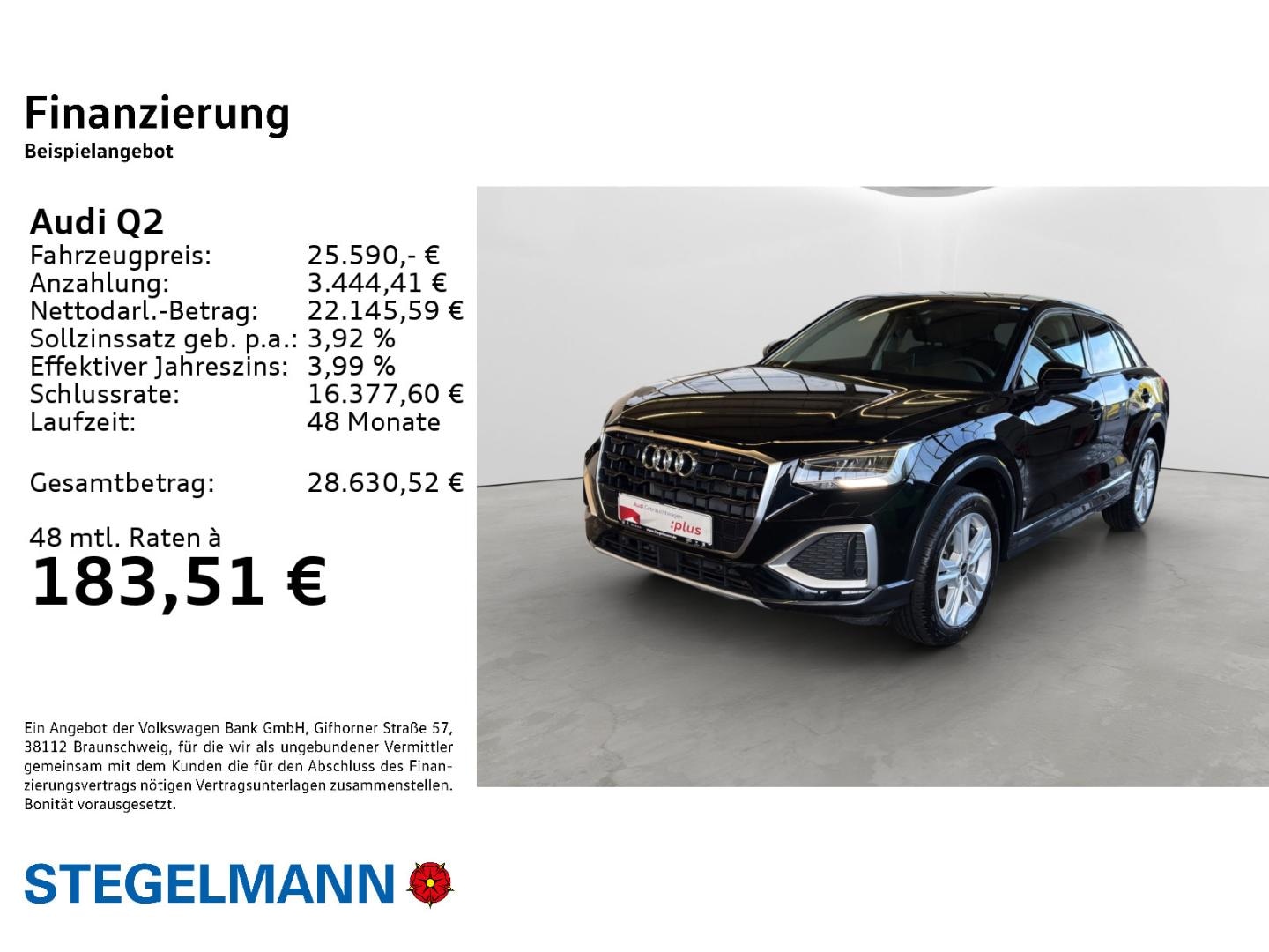 Bild über Audi Q2 advanced 30 TFSI Schaltgetriebe - für weitere Informationen kontaktieren Sie den Audi Partner