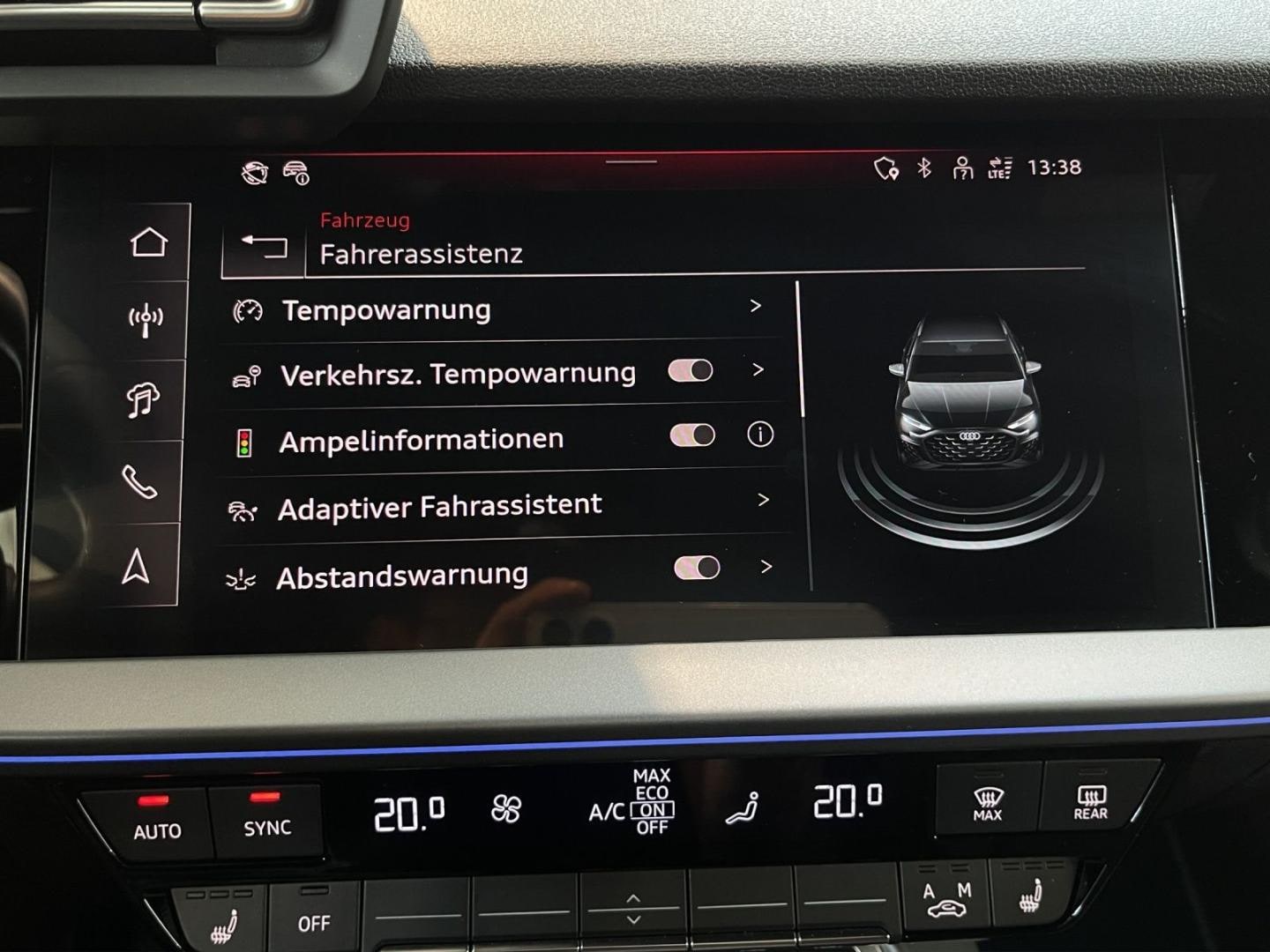 Bild über Audi A3 Sportback TFSI e S line 45 TFSI e S tronic - für weitere Informationen kontaktieren Sie den Audi Partner