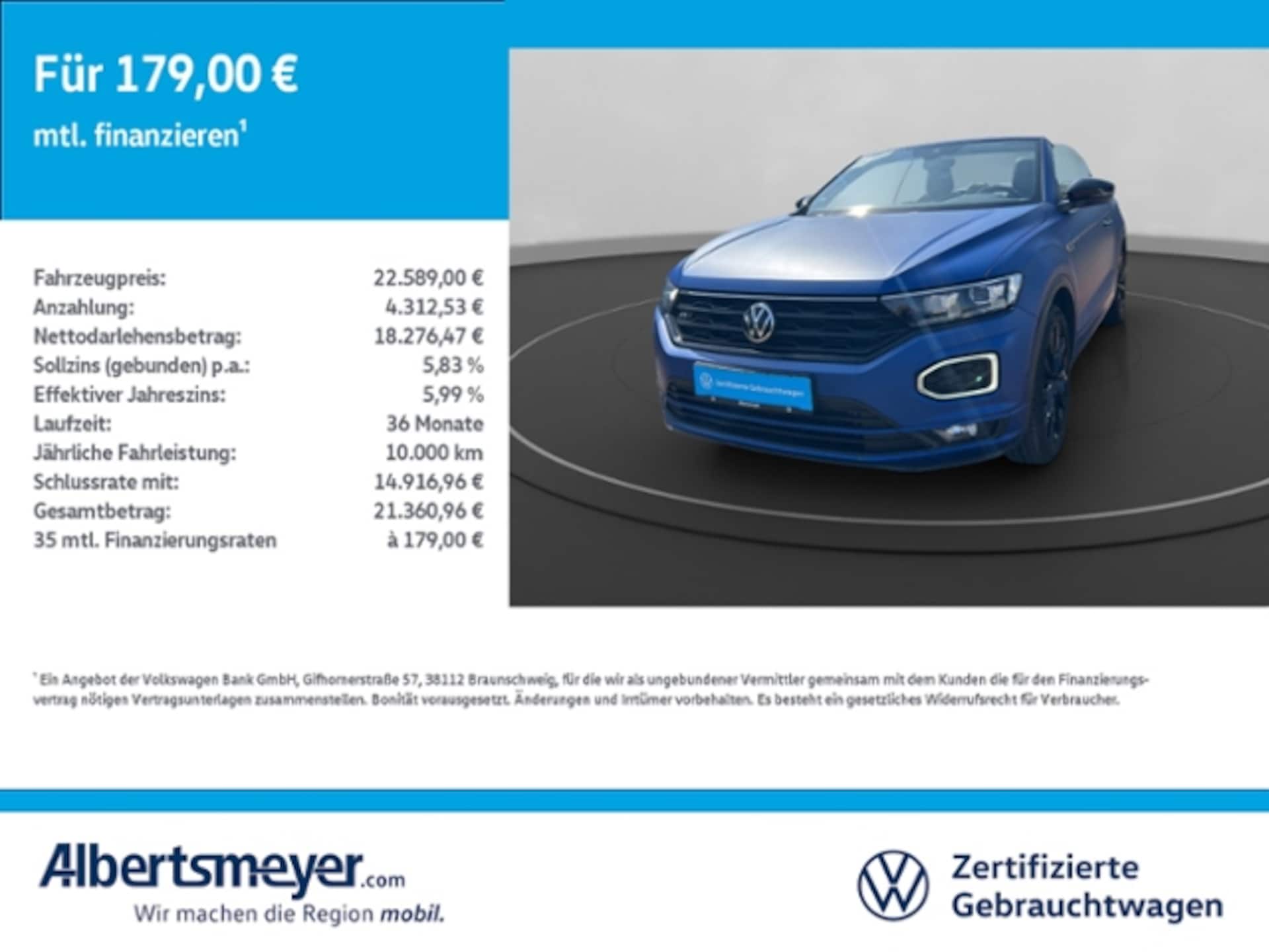 Volkswagen T-Roc Cabriolet R-Line