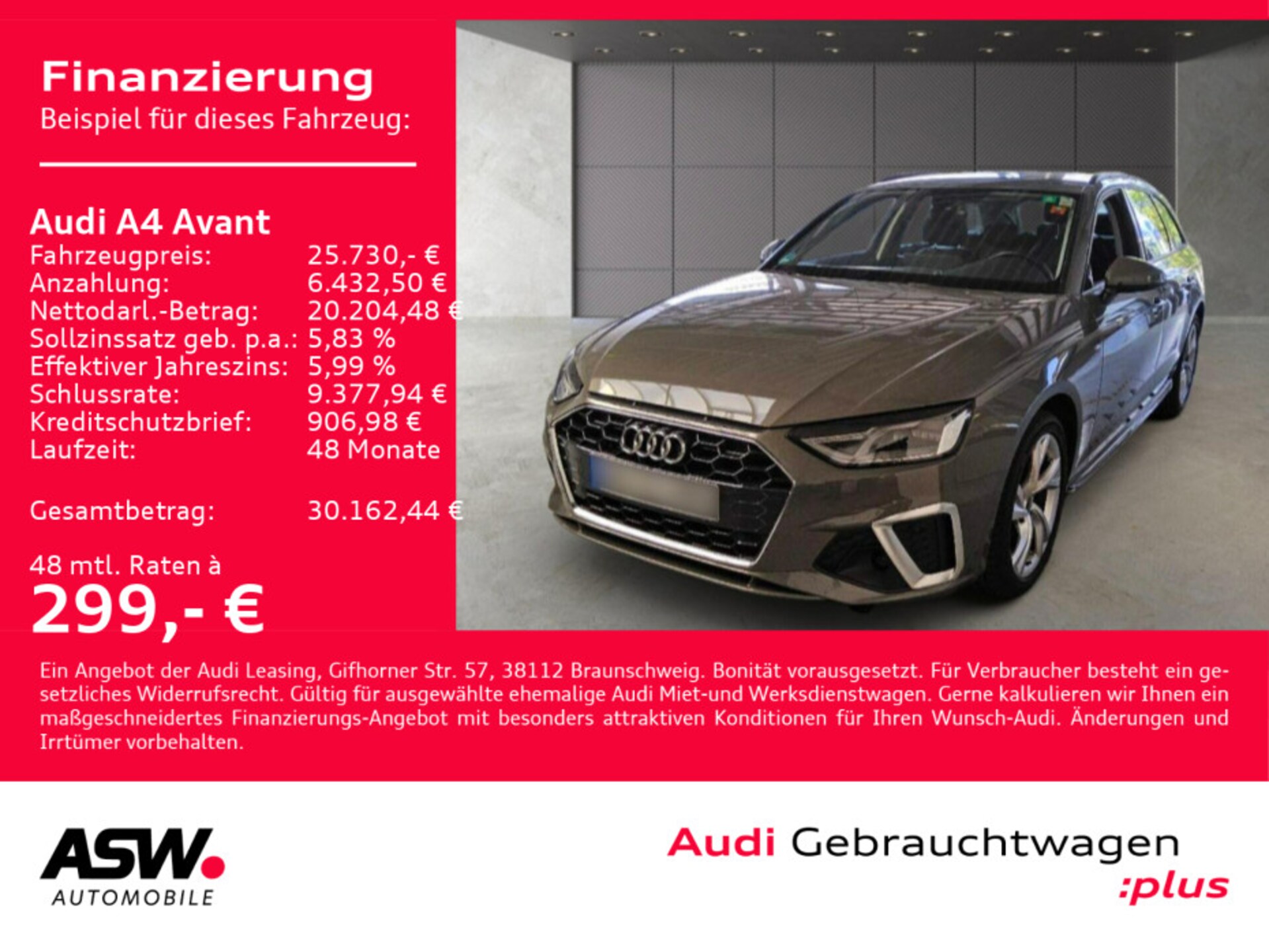 Audi A4 Avant S line