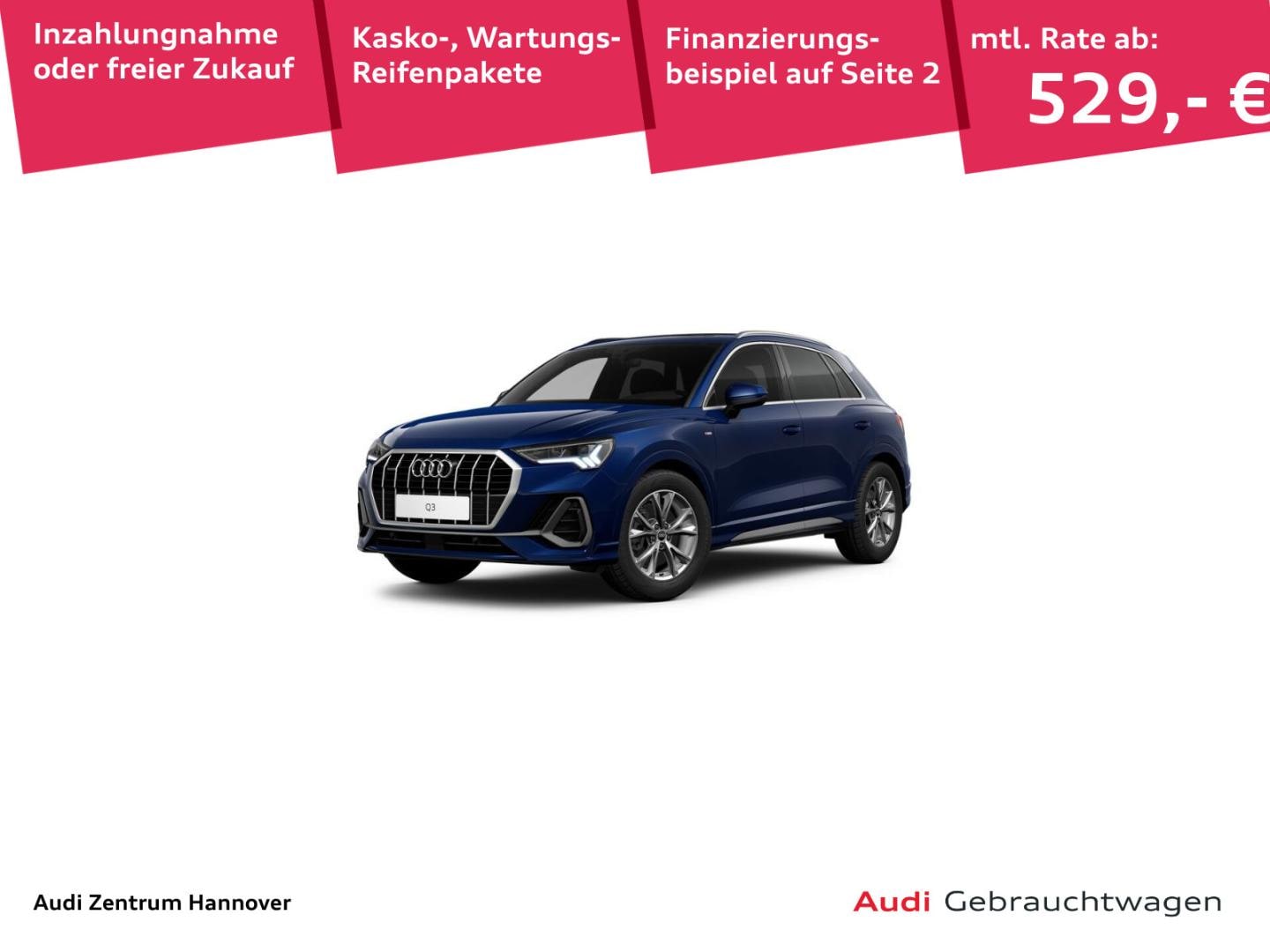 Bild über Audi Q3 S line 40 TFSI quattro S tronic - für weitere Informationen kontaktieren Sie den Audi Partner