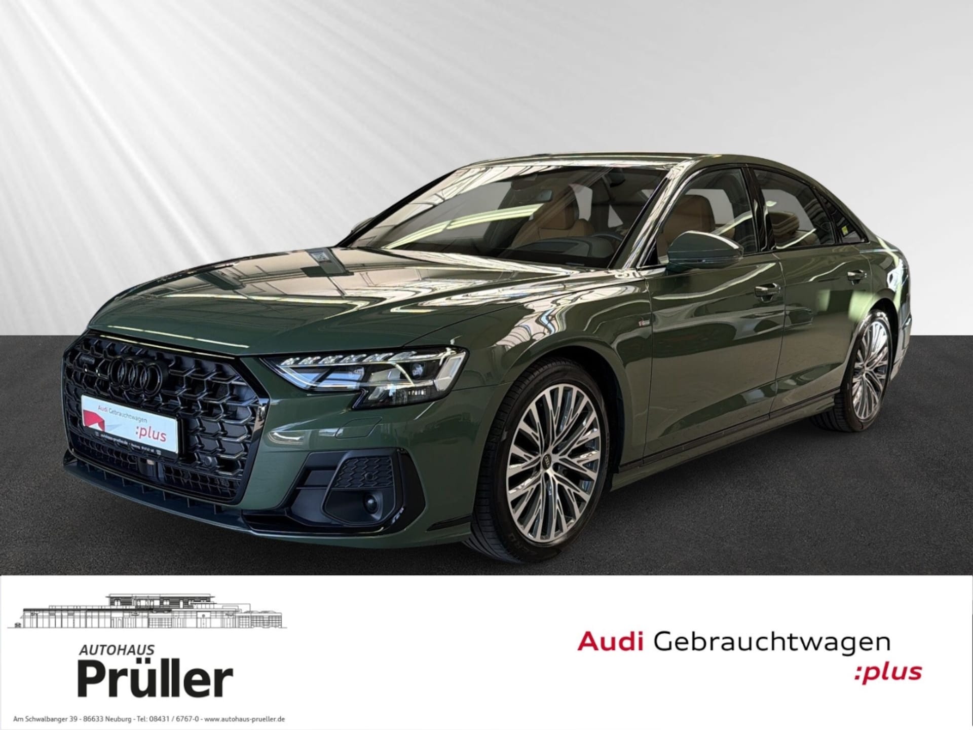Audi A8 — Audi A8 50 TDI quattro 210 kW (286 PS) tiptronic 50 TDI S line qu tiptro B&O+HuD+Matrix+Sthz