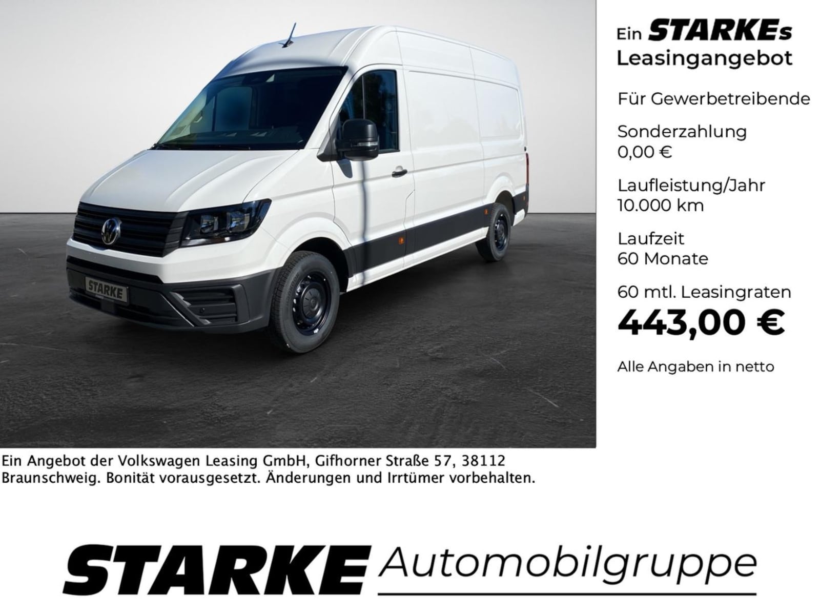 Volkswagen Crafter Kasten mittlerer Radstand