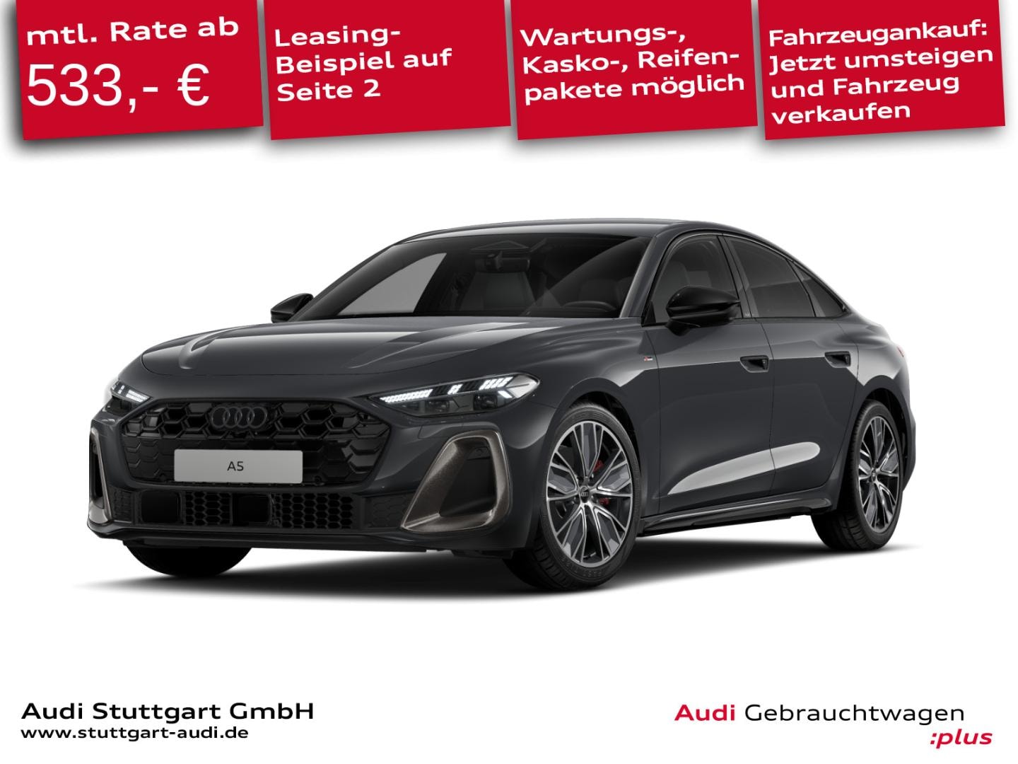 Bild über Audi A5 Limousine edition one TFSI 150 kW S tronic - für weitere Informationen kontaktieren Sie den Audi Partner
