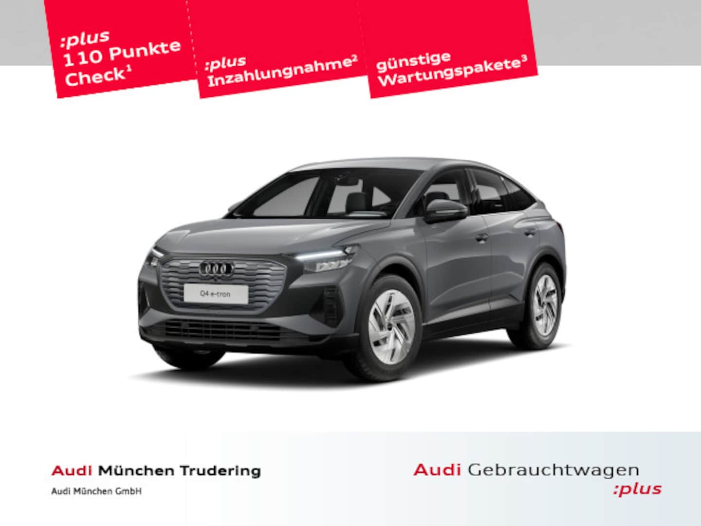 Bild über Audi Q4 Sportback e-tron 40 e-tron - für weitere Informationen kontaktieren Sie den Audi Partner