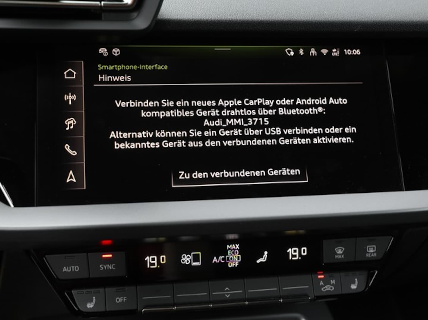 Bild über Audi A3 Sportback S line 35 TFSI S tronic - für weitere Informationen kontaktieren Sie den Audi Partner