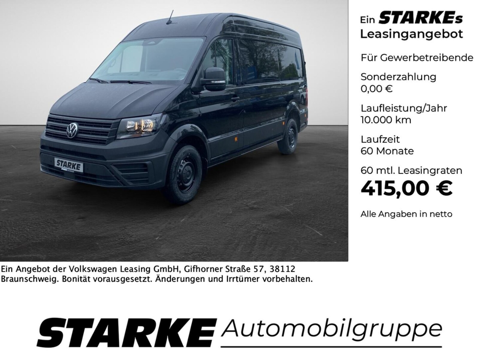 Volkswagen Crafter Kasten mittlerer Radstand