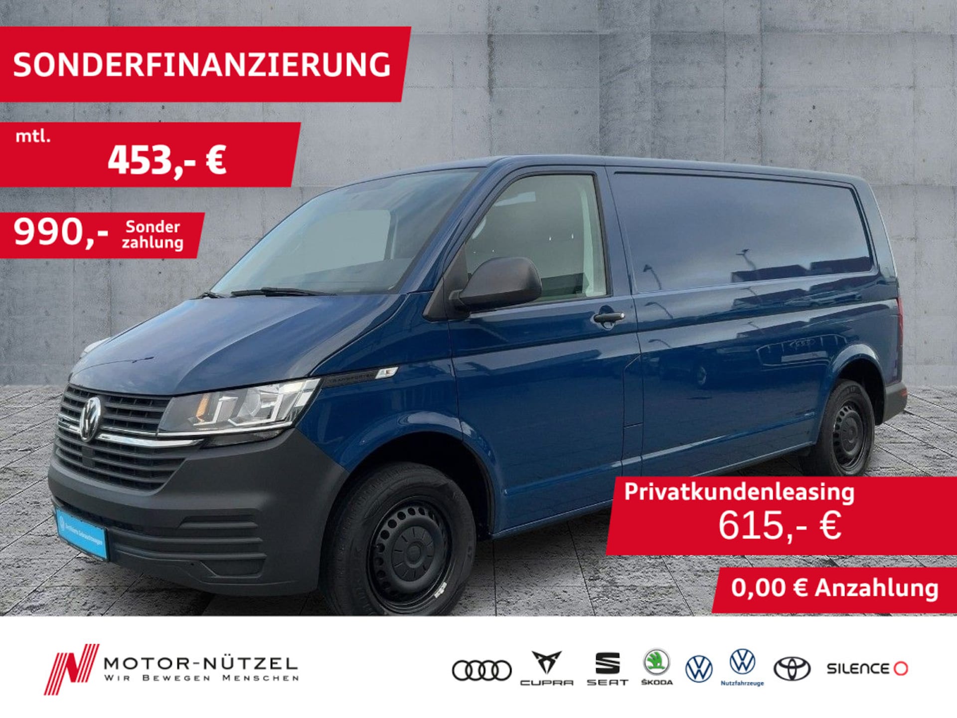 Volkswagen T6.1 Transporter Kasten langer Radstand