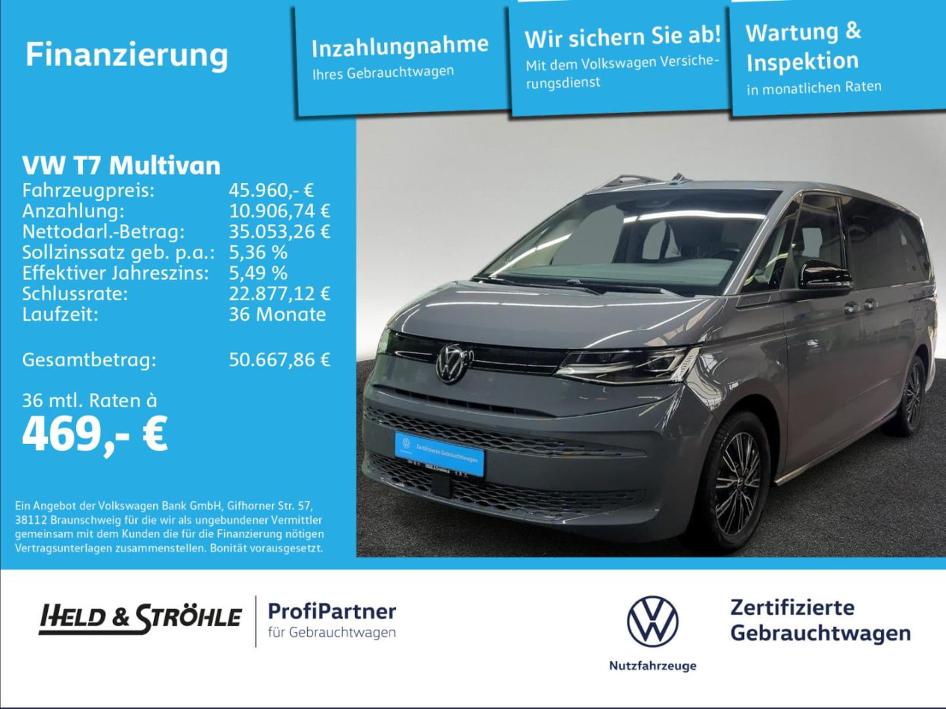Volkswagen Multivan Langversion Basis-Modell