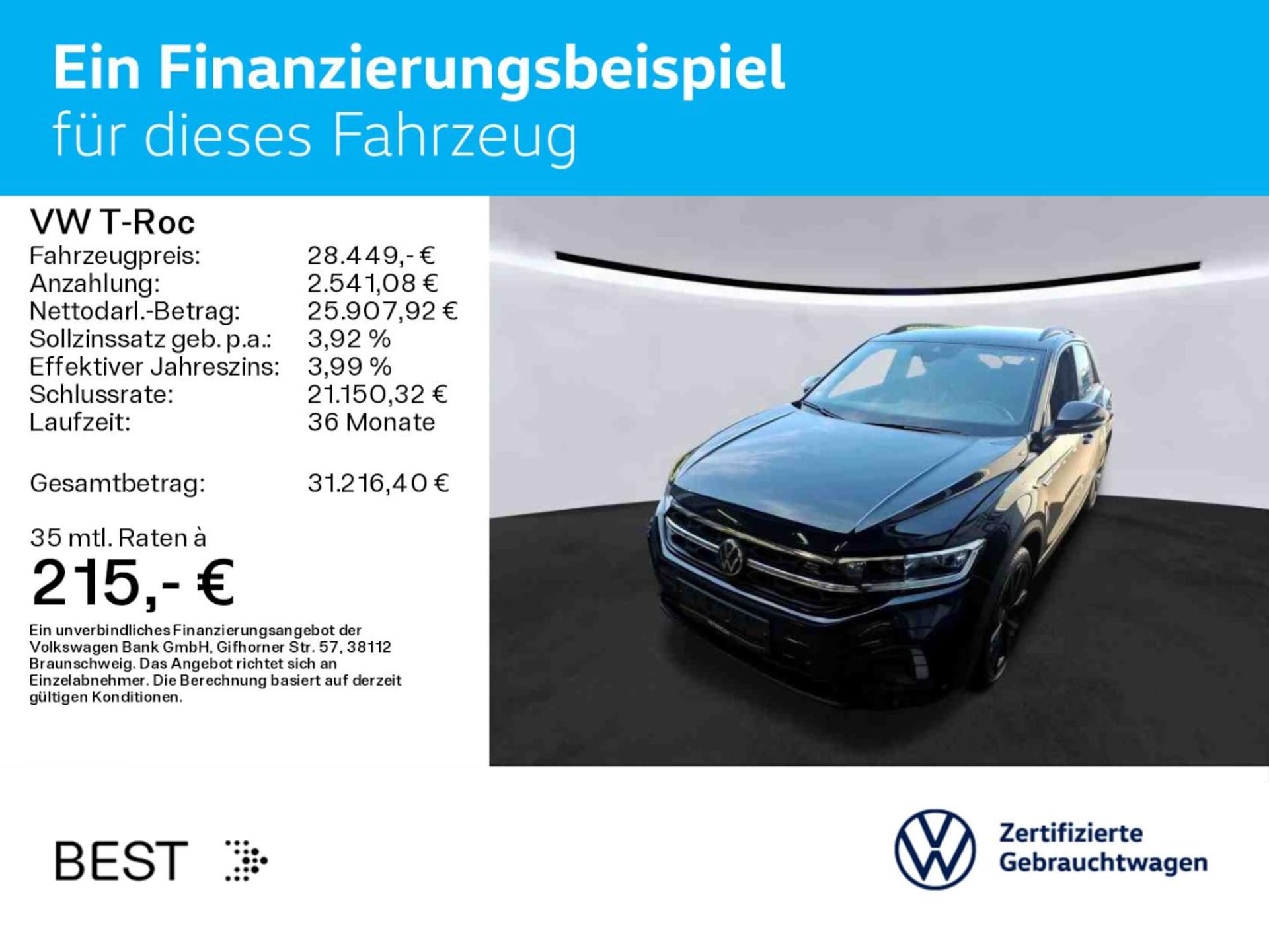 Volkswagen T-Roc R-Line