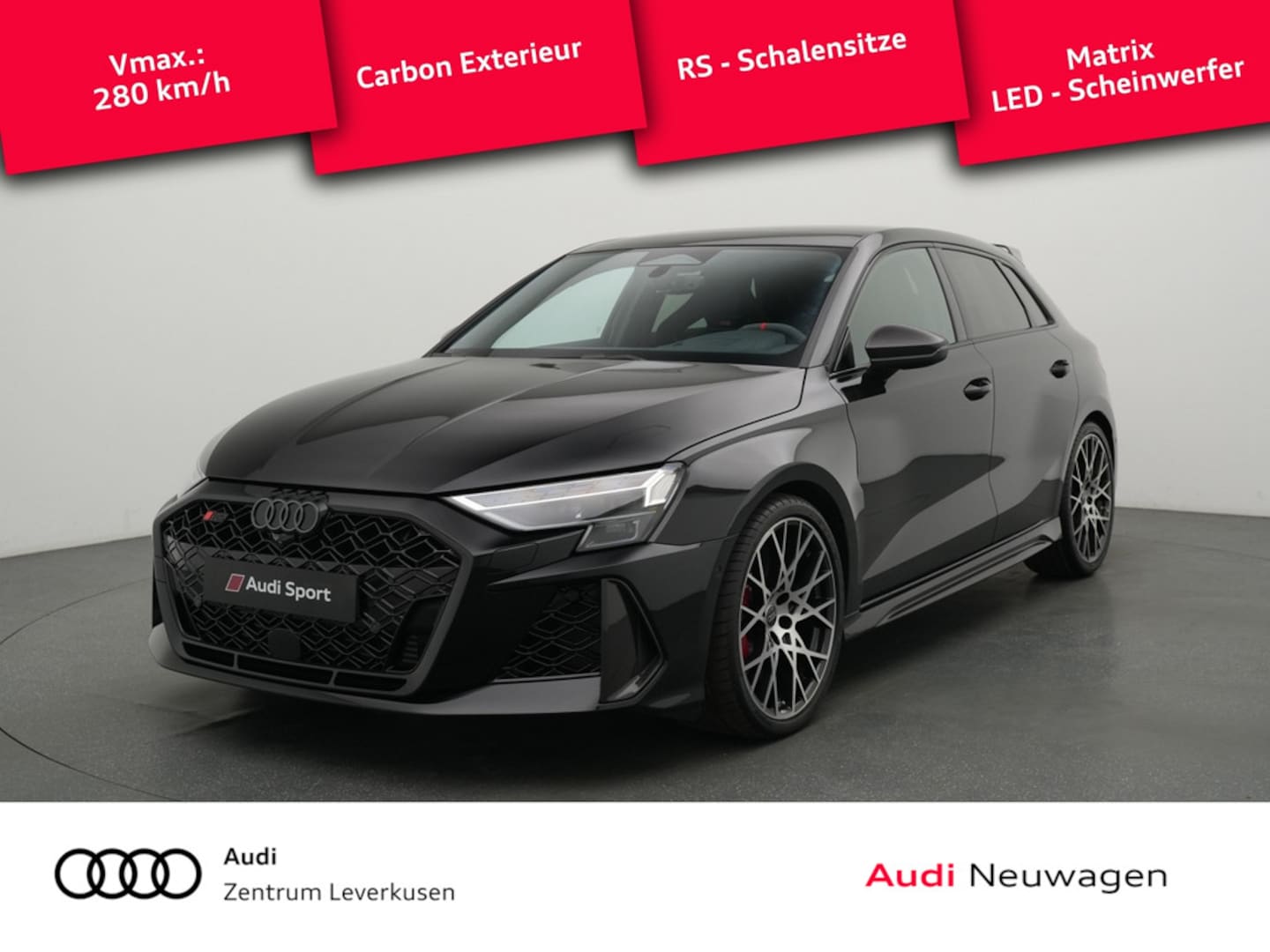 Bild über Audi RS 3 Sportback TFSI quattro 294 kW S tronic - für weitere Informationen kontaktieren Sie den Audi Partner