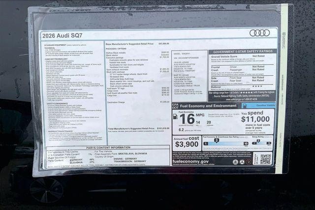 2026 Audi SQ7 Premium Plus - Photo 12