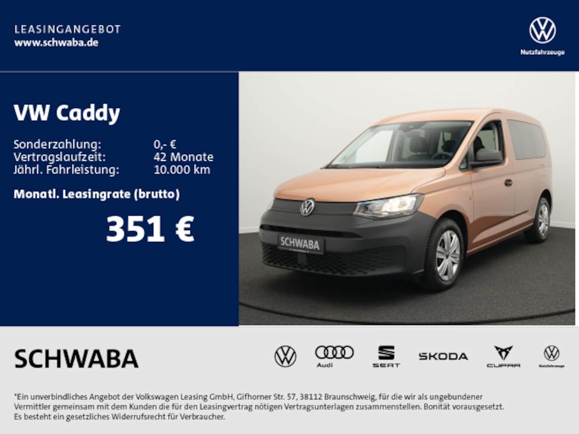 Volkswagen Caddy Kombi Basis-Modell