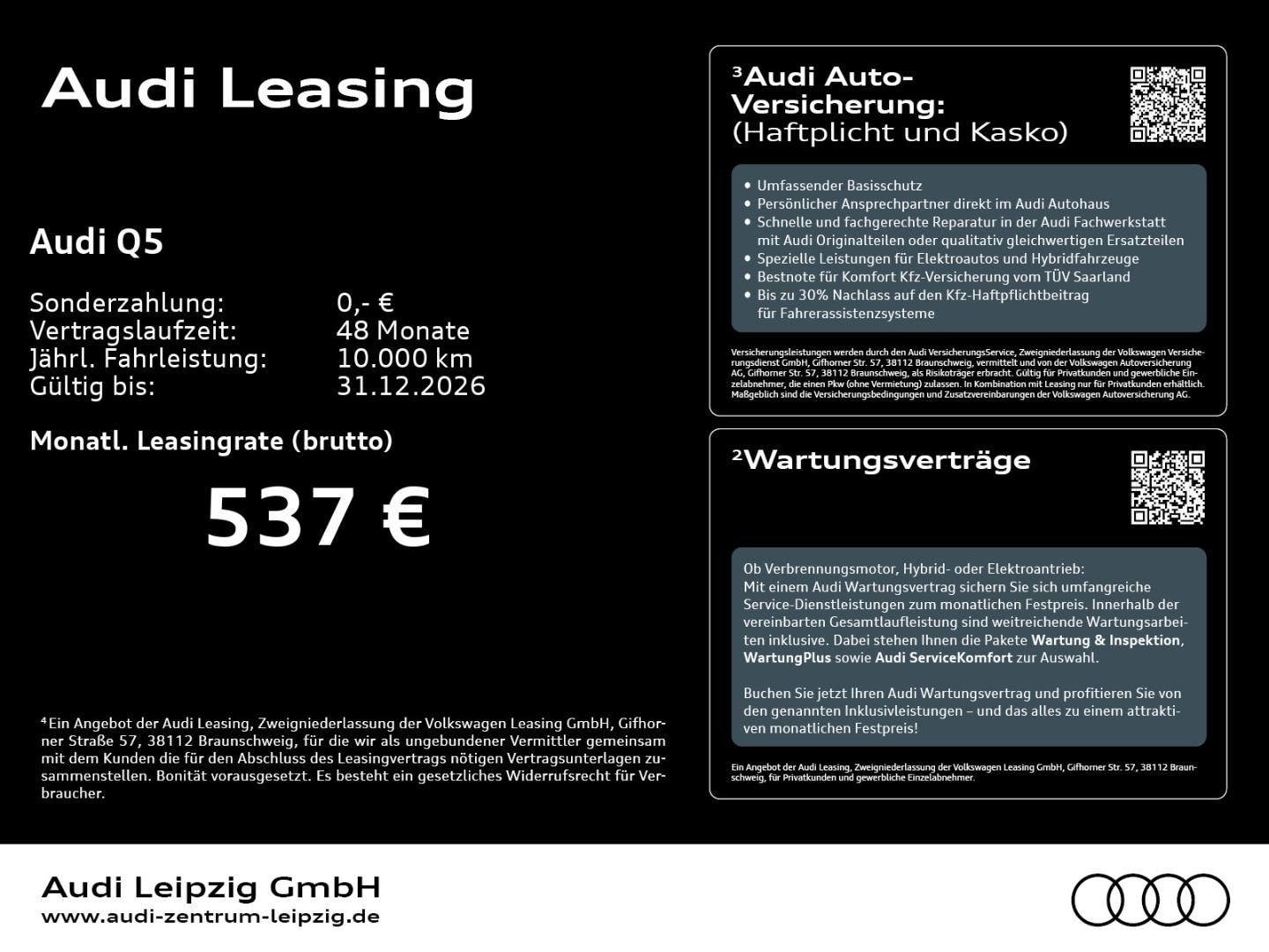 Bild über Audi Q5 SUV TFSI 150 kW S tronic - für weitere Informationen kontaktieren Sie den Audi Partner