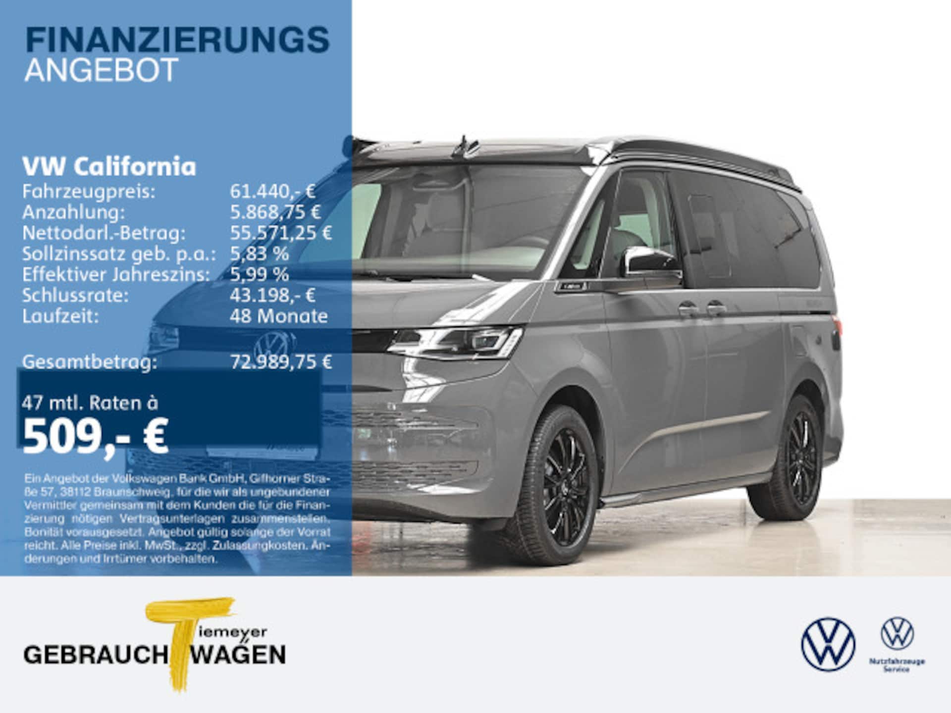 Volkswagen California Beach Camper