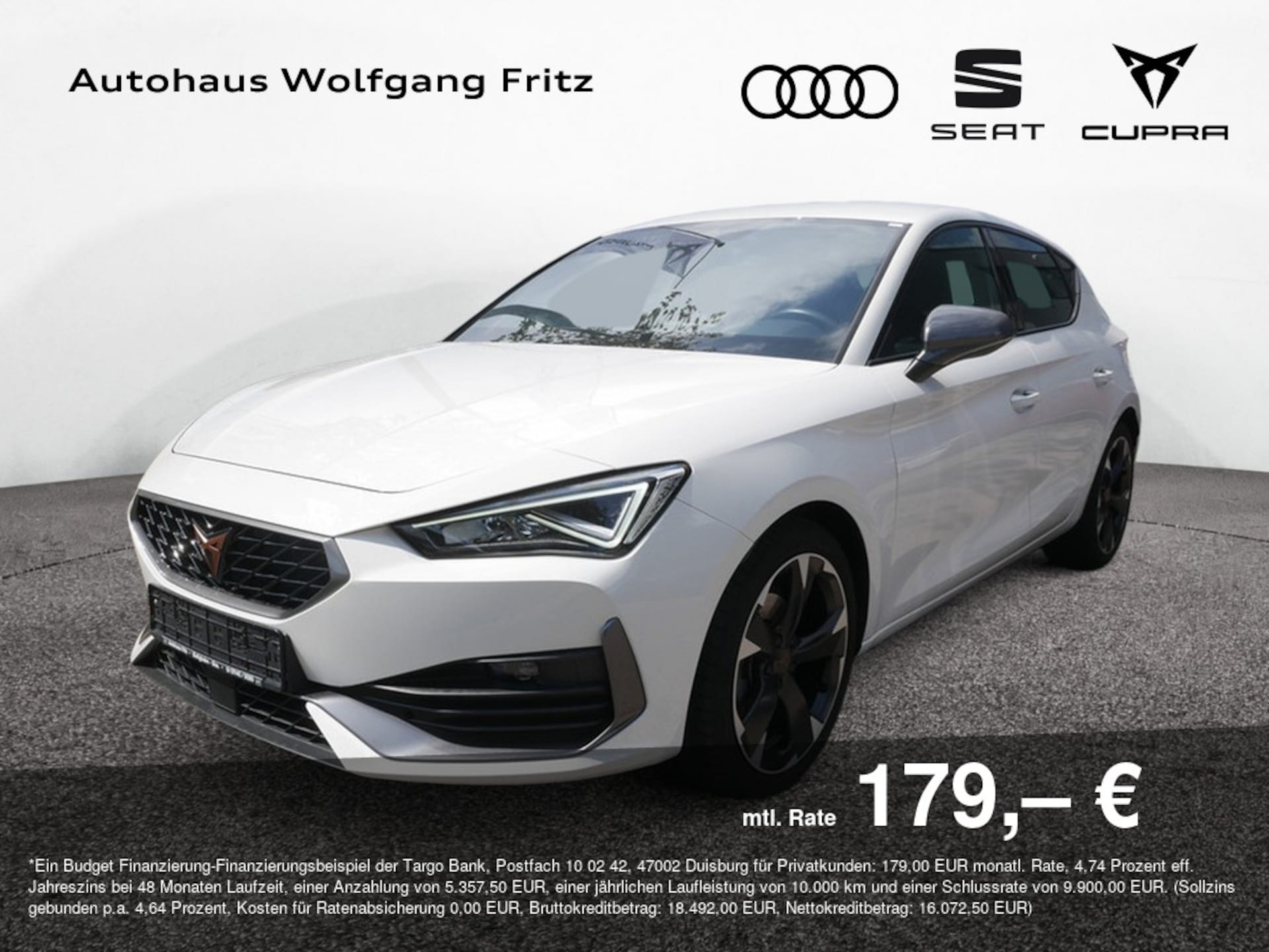 Cupra Leon 2023 — Leon 1.5 eTSI LED+PDC+SITZHEIZUNG+KLIMA+FSE+B