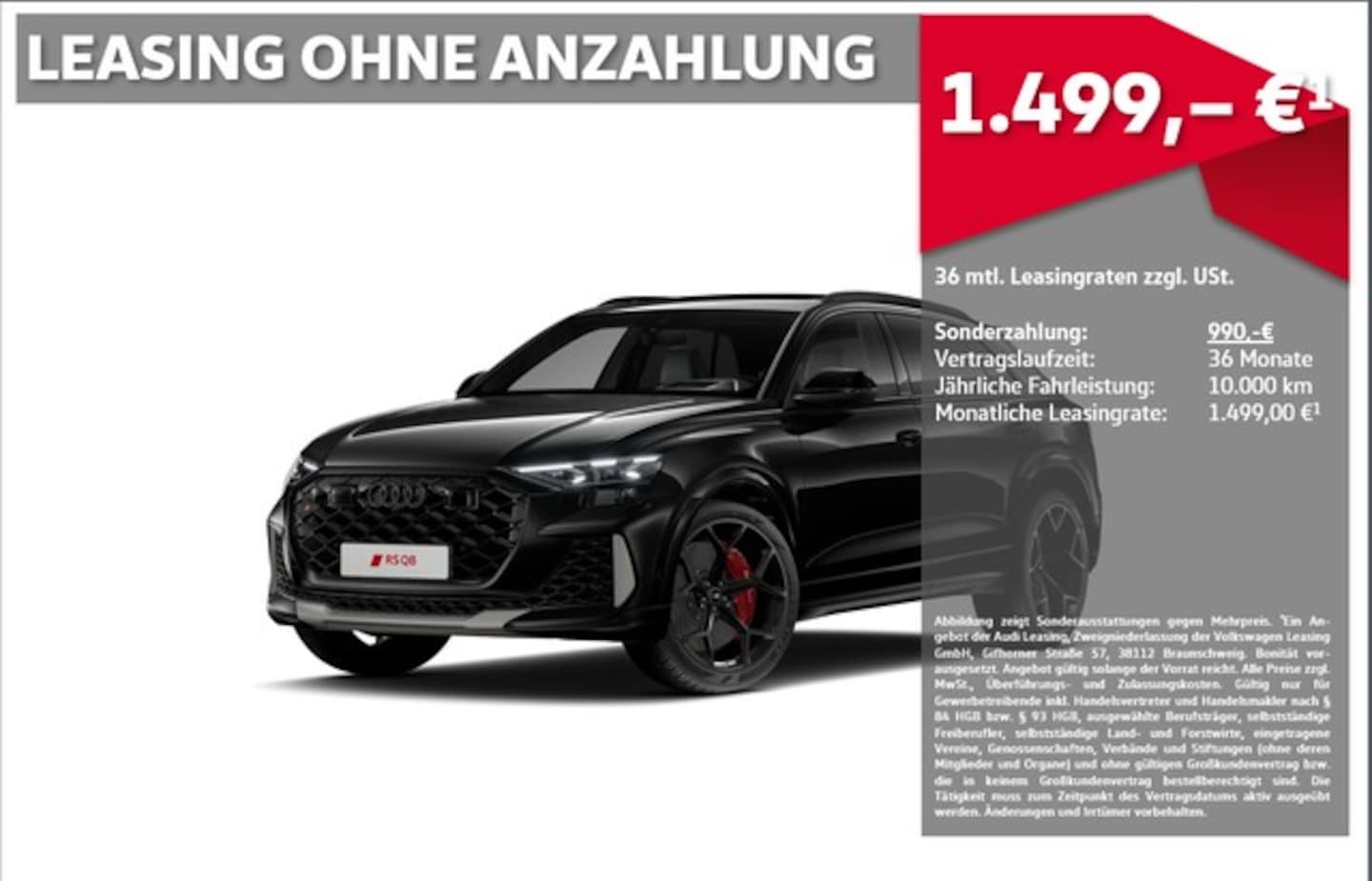 Bild über Audi Q8 SUV S line business TDI quattro 210 kW tiptronic - für weitere Informationen kontaktieren Sie den Audi Partner