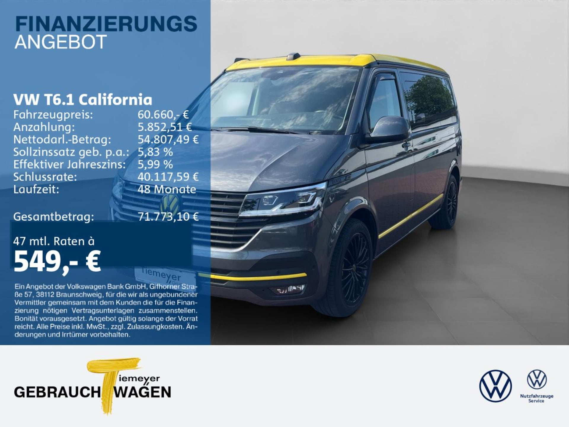 Volkswagen T6.1 California Ocean