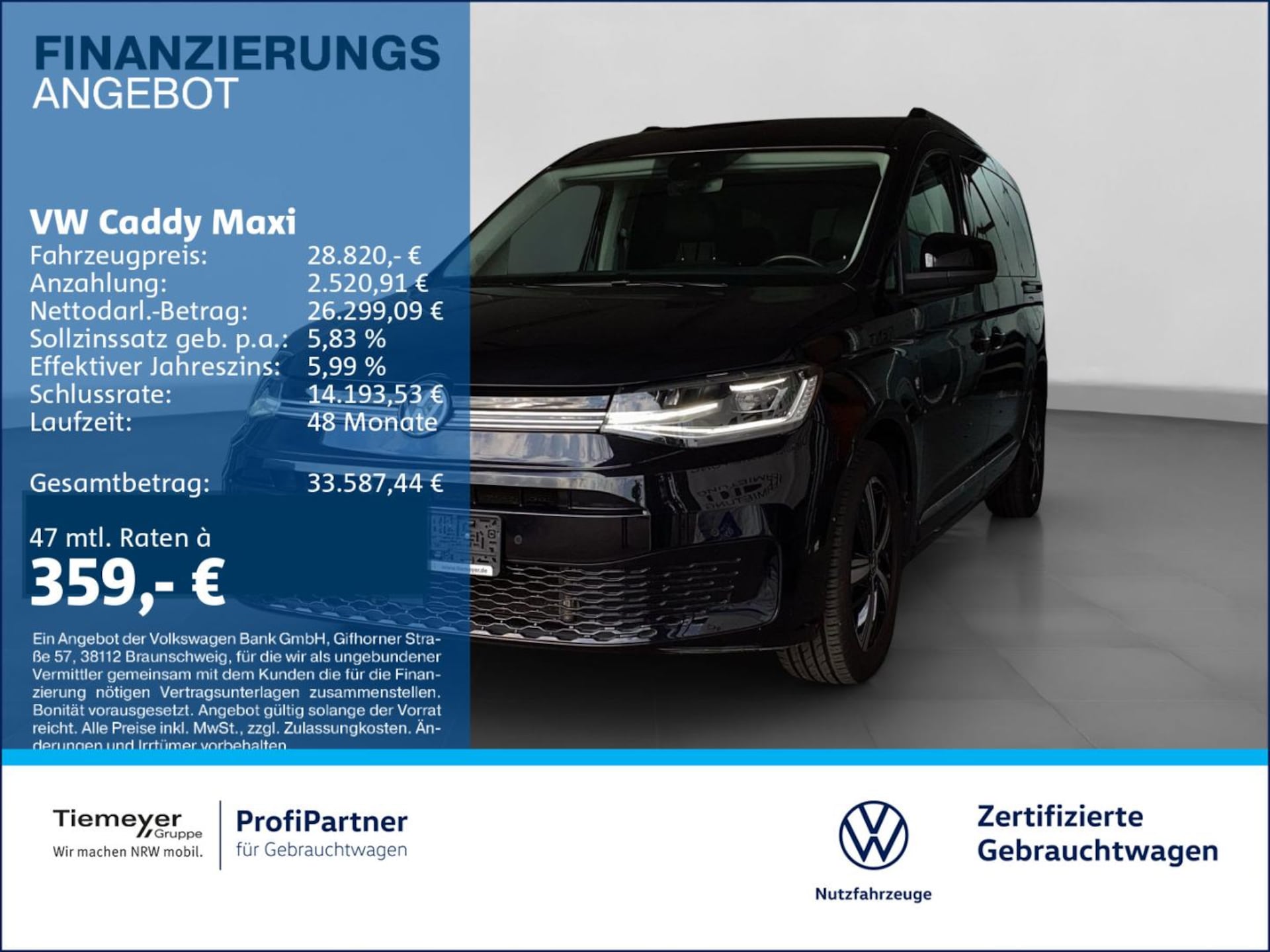 Volkswagen Caddy Maxi Style