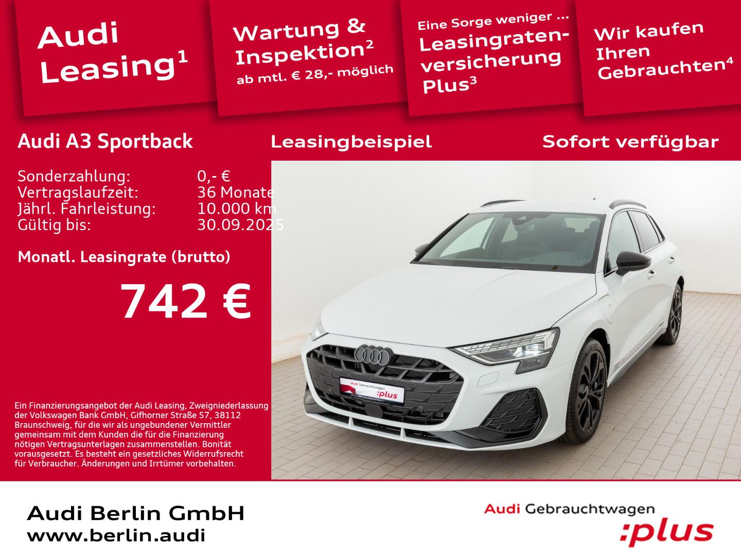 Image about Audi A3 Sportback TFSI e S line 45 TFSI e S tronic