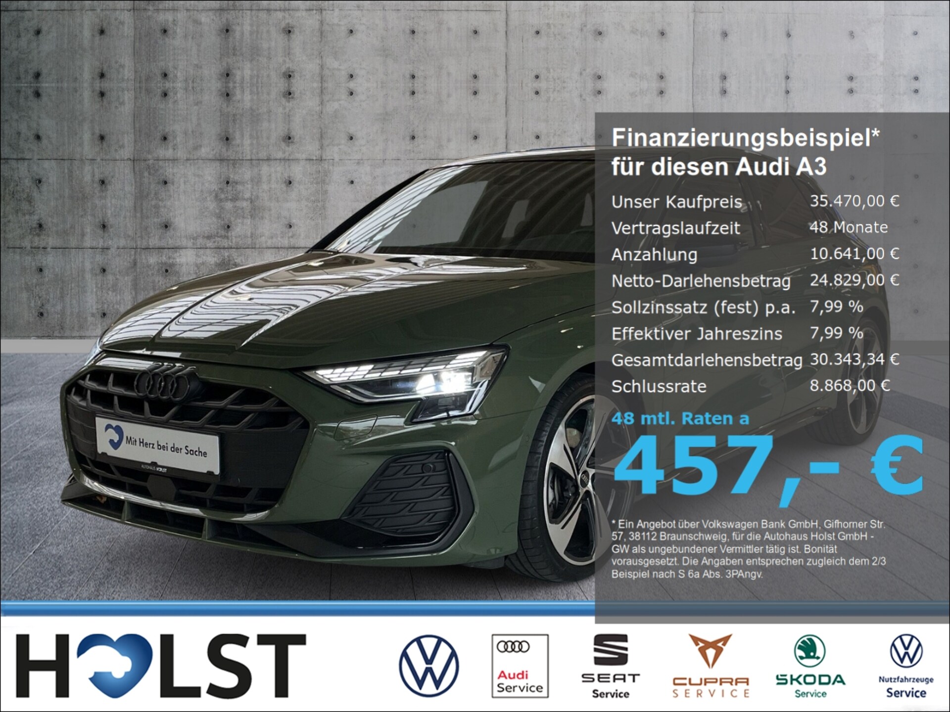 Audi A3 Sportback S line