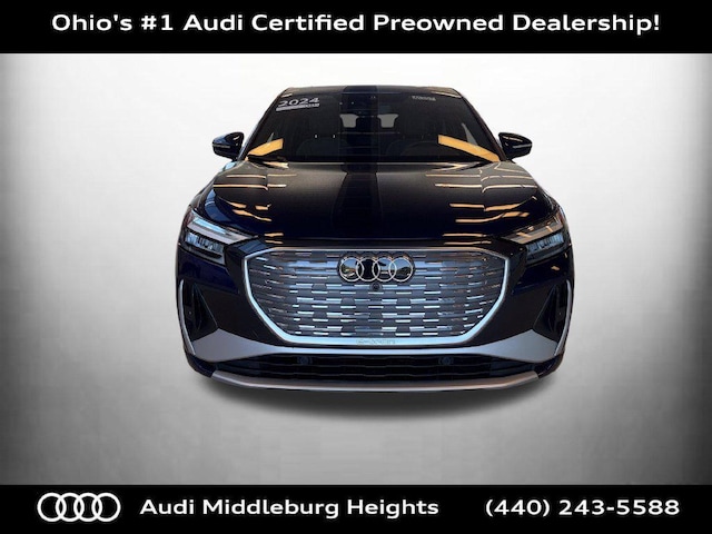 Used 2024 Audi Q4 Sportback e-tron Premium Plus with VIN WA13UBFZ0RP083463 for sale in Middleburg Heights, OH