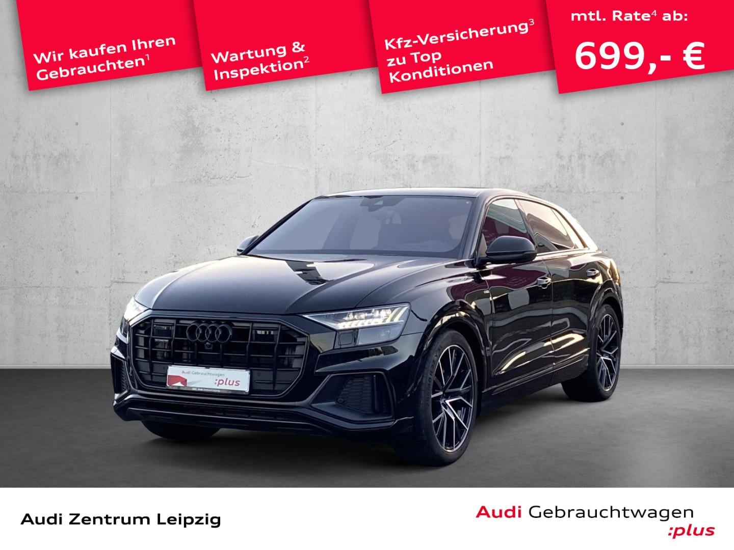 Bild über Audi Q8 competition plus 50 TDI quattro tiptronic - für weitere Informationen kontaktieren Sie den Audi Partner