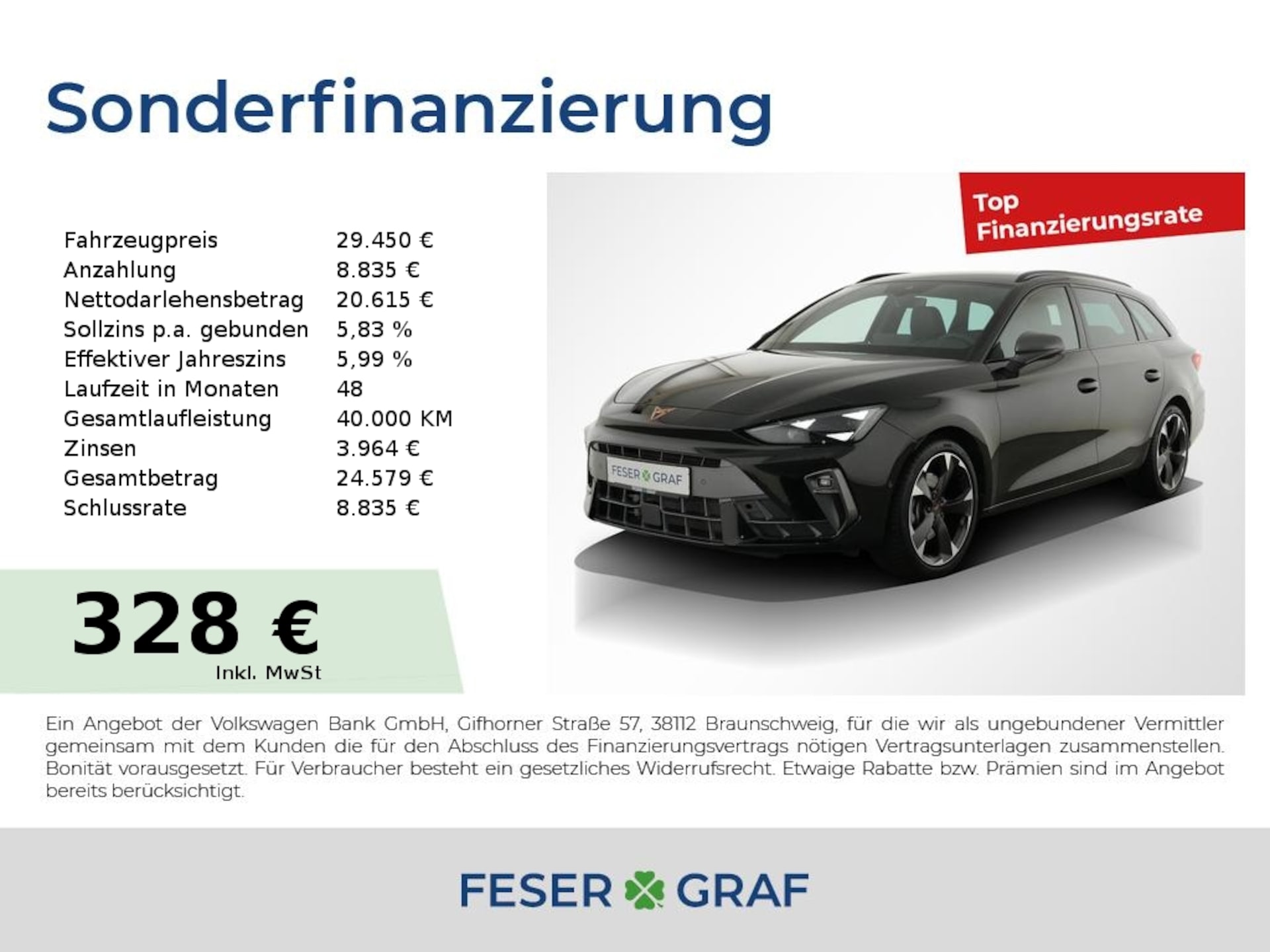 Cupra Leon Sportstourer — CUPRA Leon Sportstourer Leon ST 2.0TDI DSG AHK Edge+Winter+Business-Paket