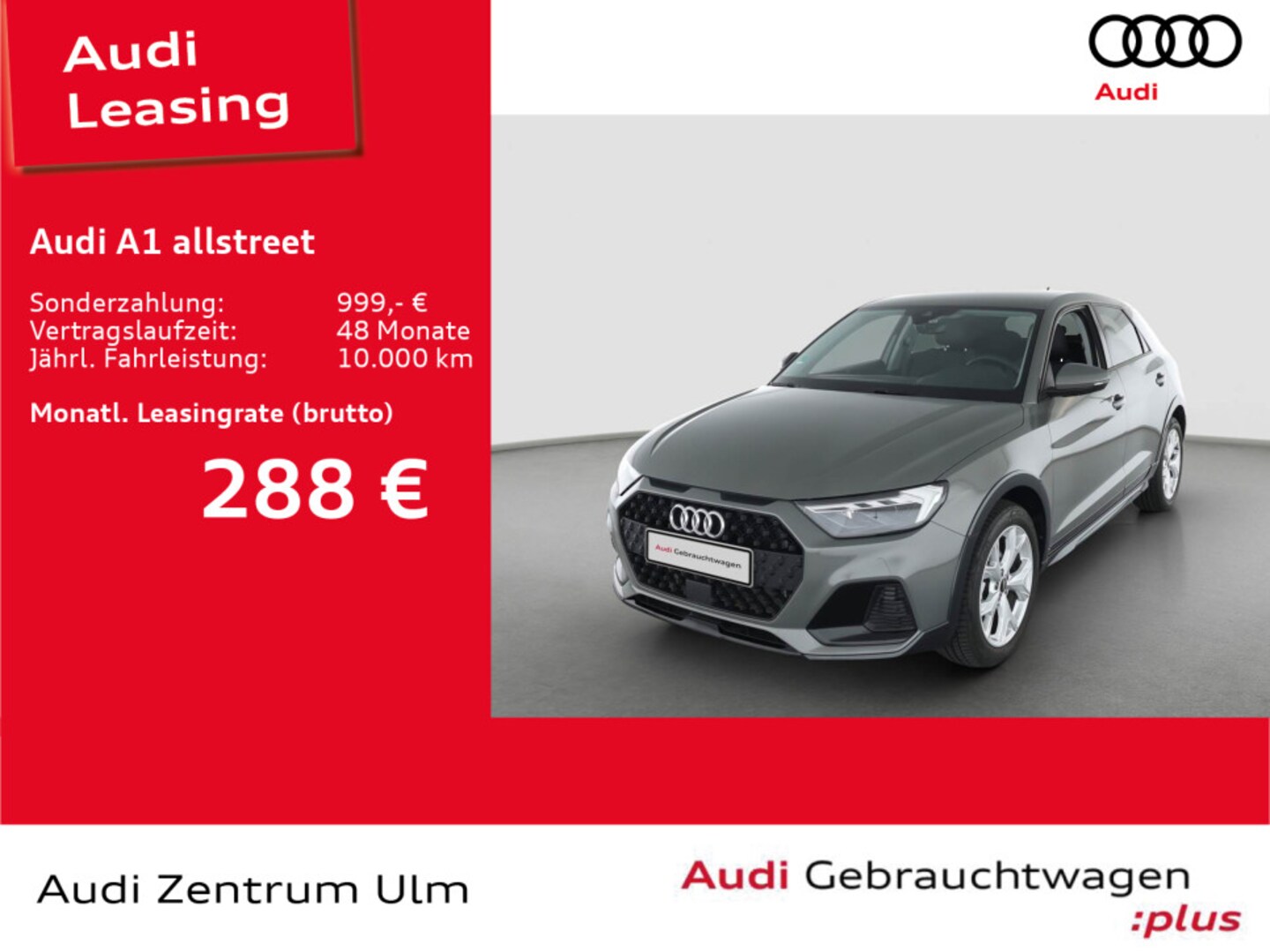 Bild über Audi A1 allstreet 30 TFSI Schaltgetriebe - für weitere Informationen kontaktieren Sie den Audi Partner