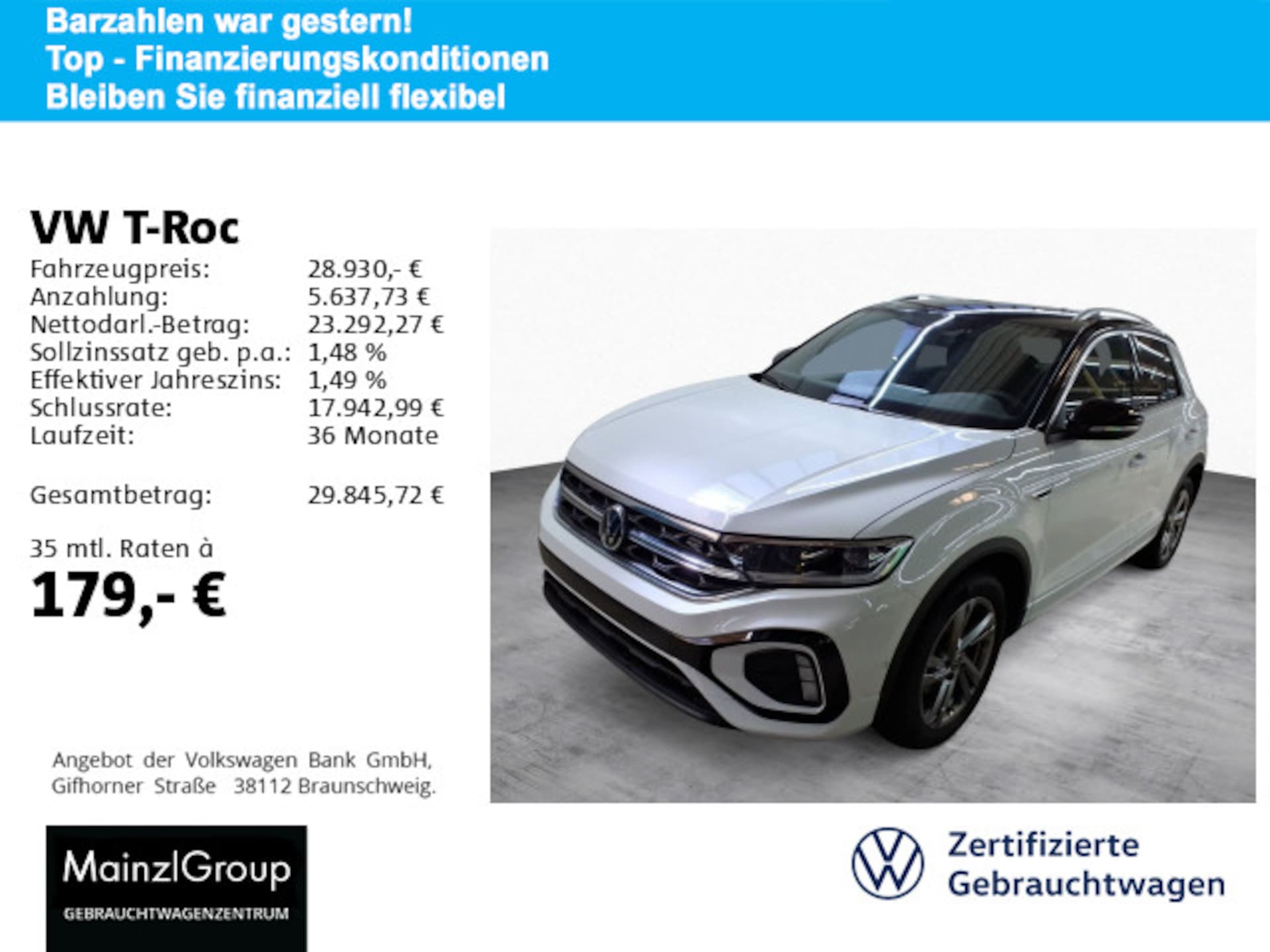 Volkswagen T-Roc R-Line