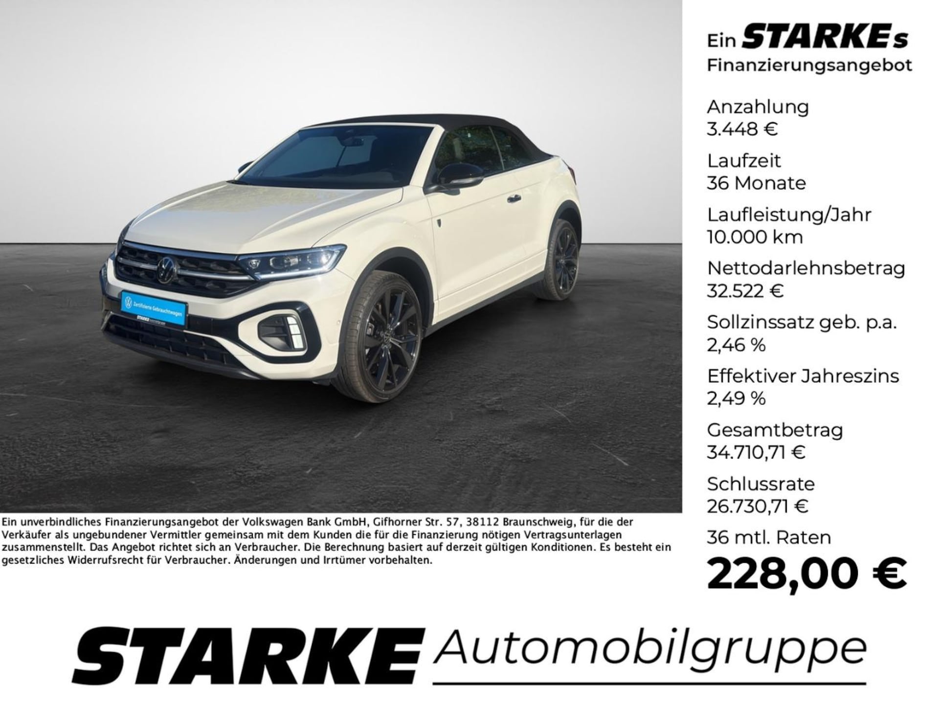 Volkswagen T-Roc Cabriolet R-Line
