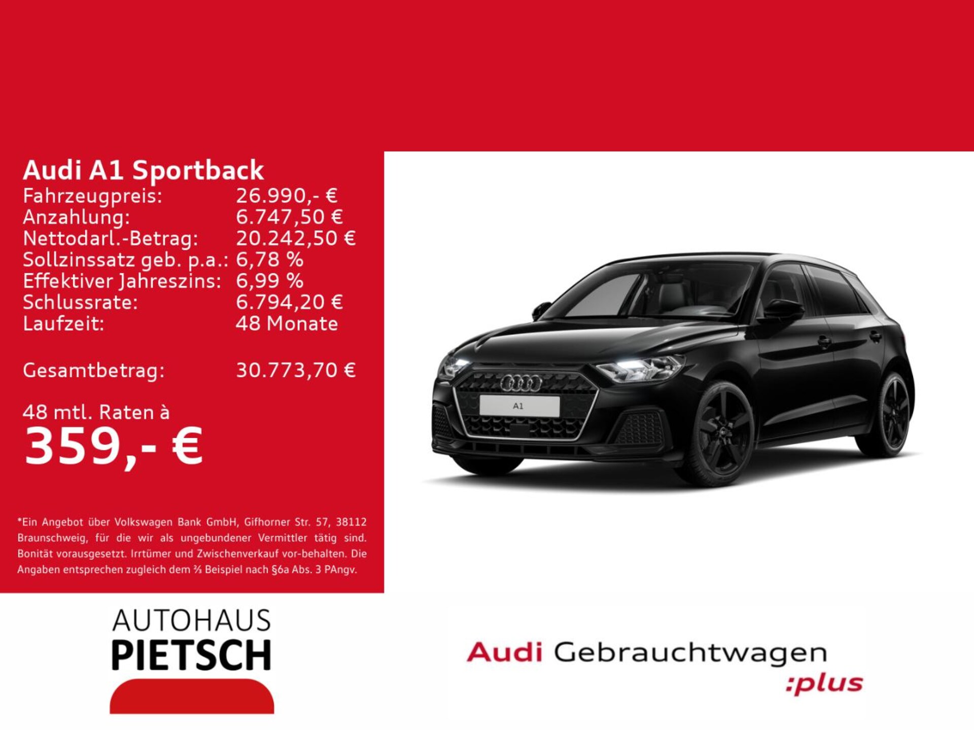 Audi A1 Sportback Advanced