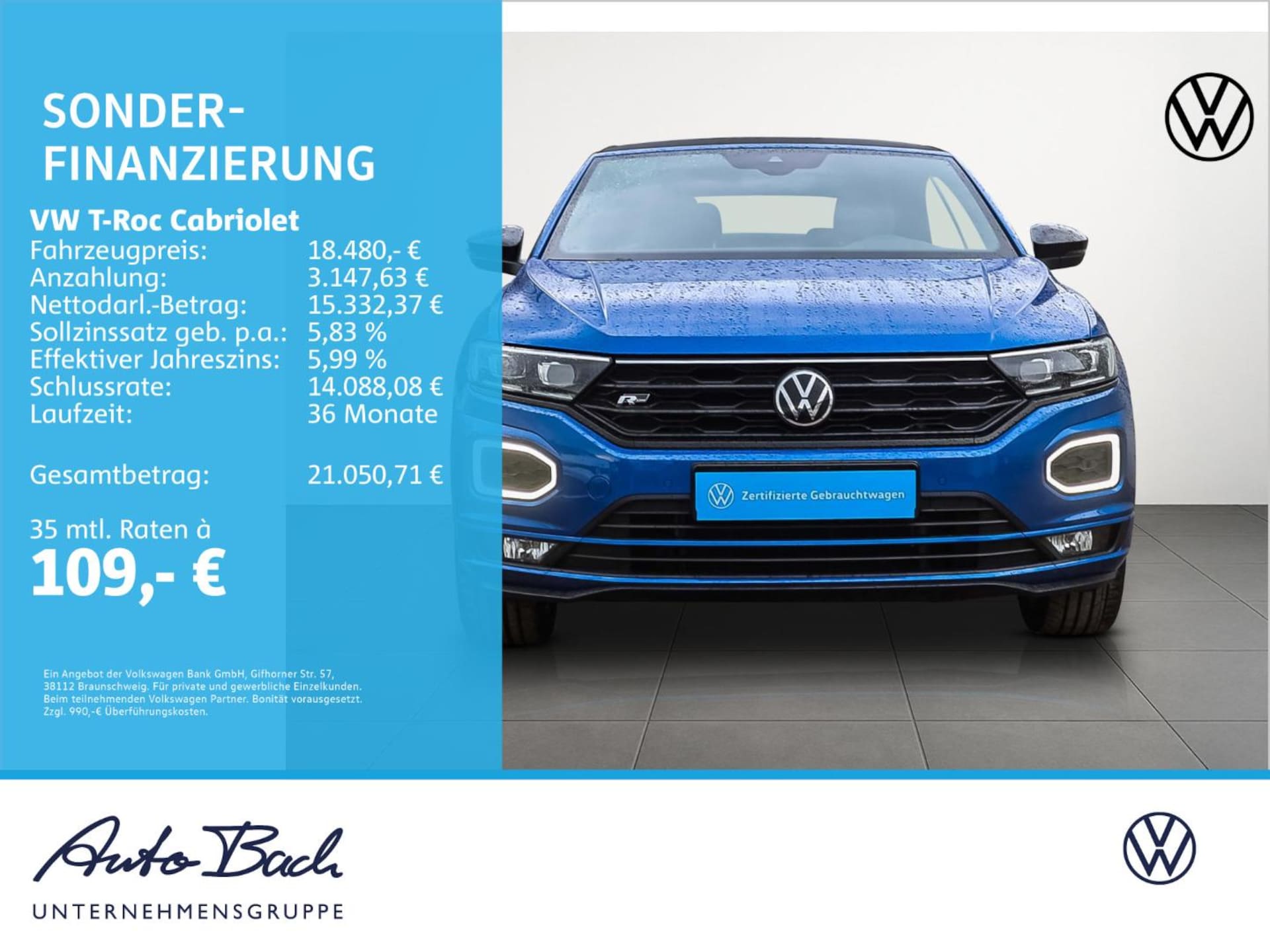 Volkswagen T-Roc Cabriolet R-Line
