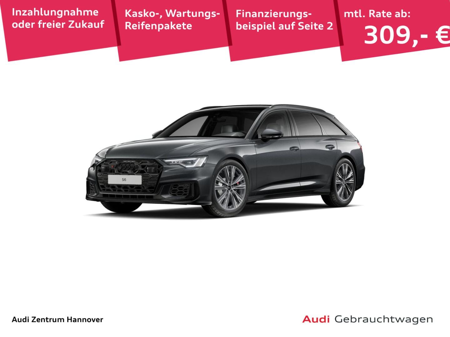 Bild über Audi S6 Avant TDI quattro tiptronic - für weitere Informationen kontaktieren Sie den Audi Partner