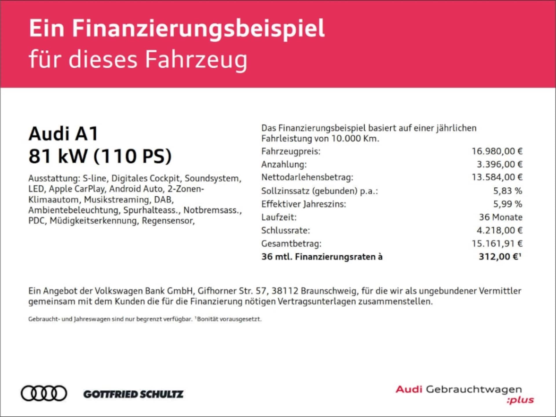 Audi A1 Sportback S line