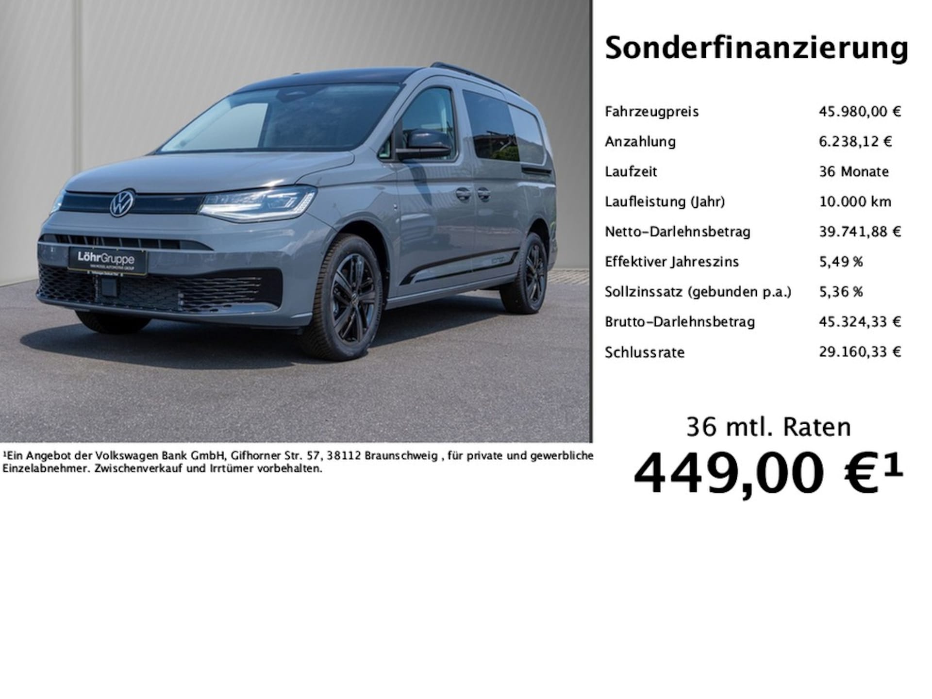 Volkswagen Caddy Maxi Kombi Flexible