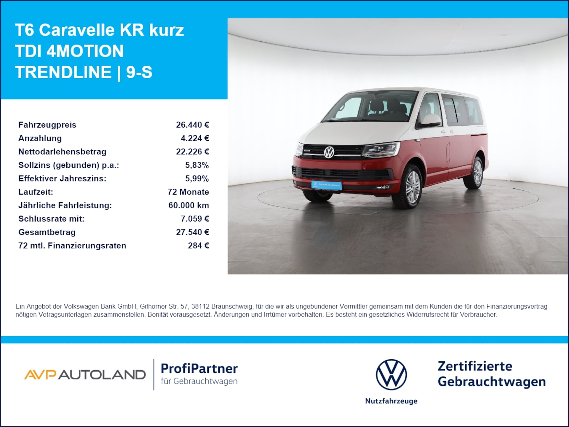 Volkswagen T6 Caravelle Trendline