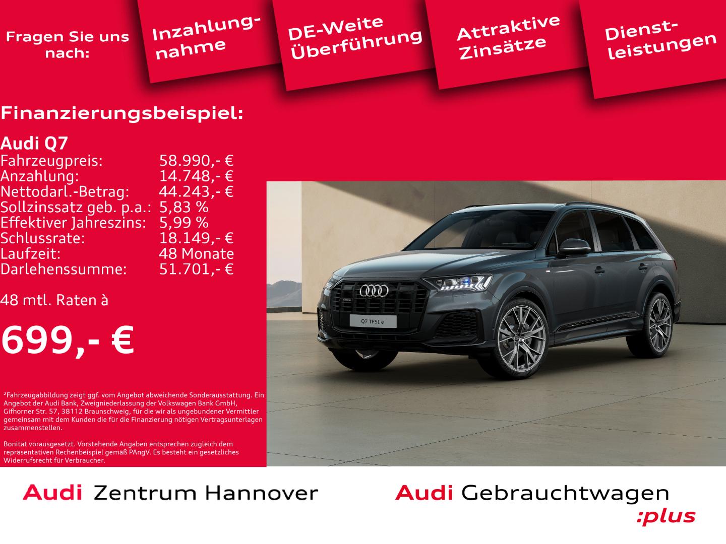Image about Audi Q7 TFSI e 55 TFSI e quattro tiptronic