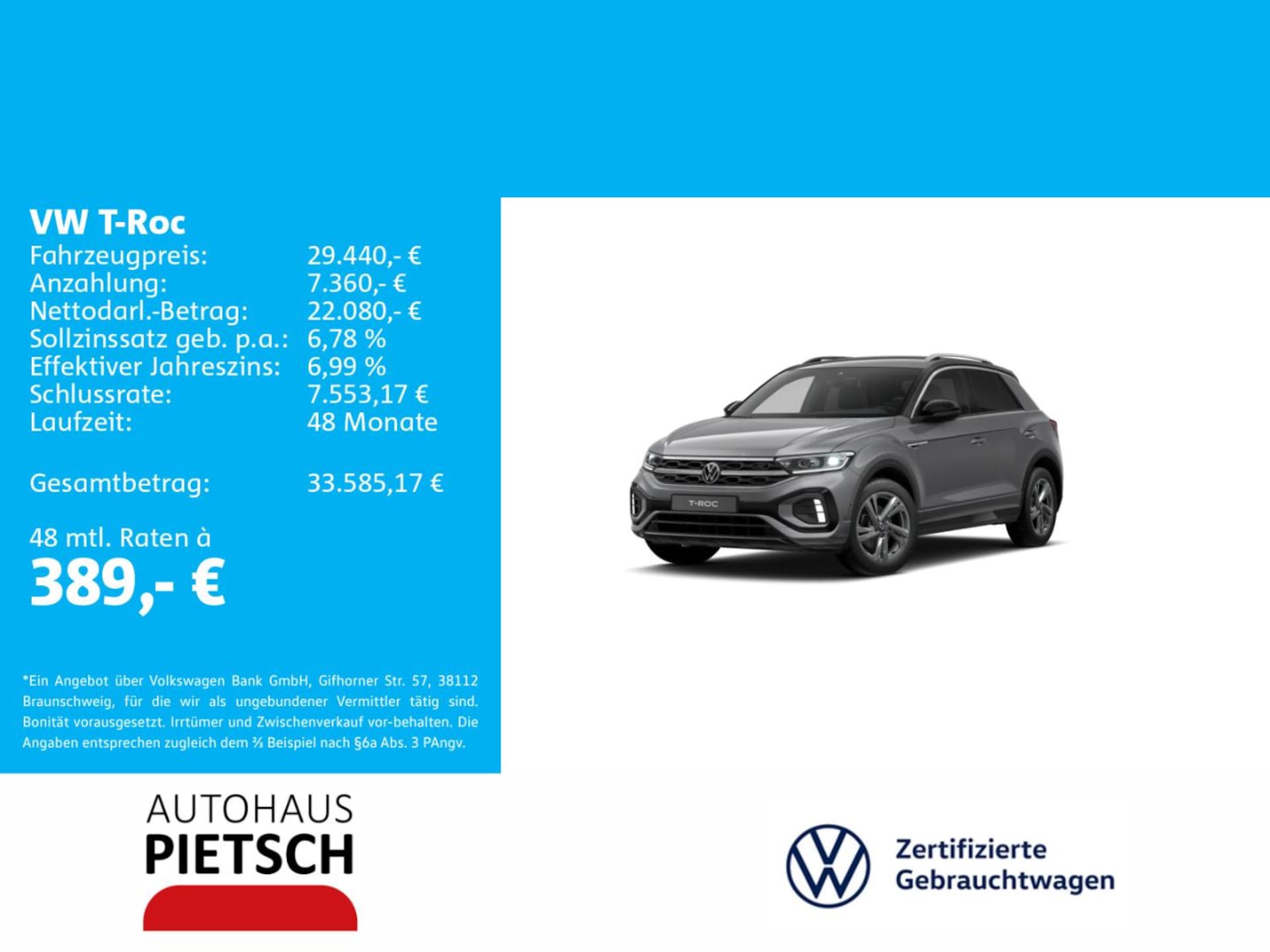 Volkswagen T-Roc R-Line