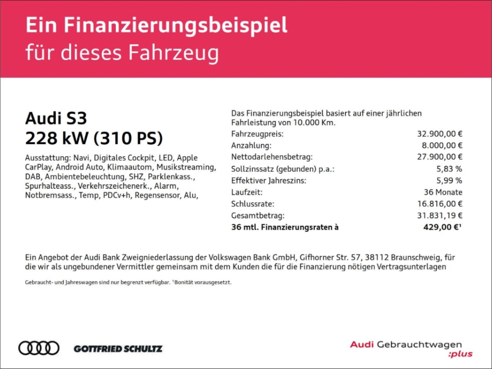 Audi S3 Sportback – Bild 2