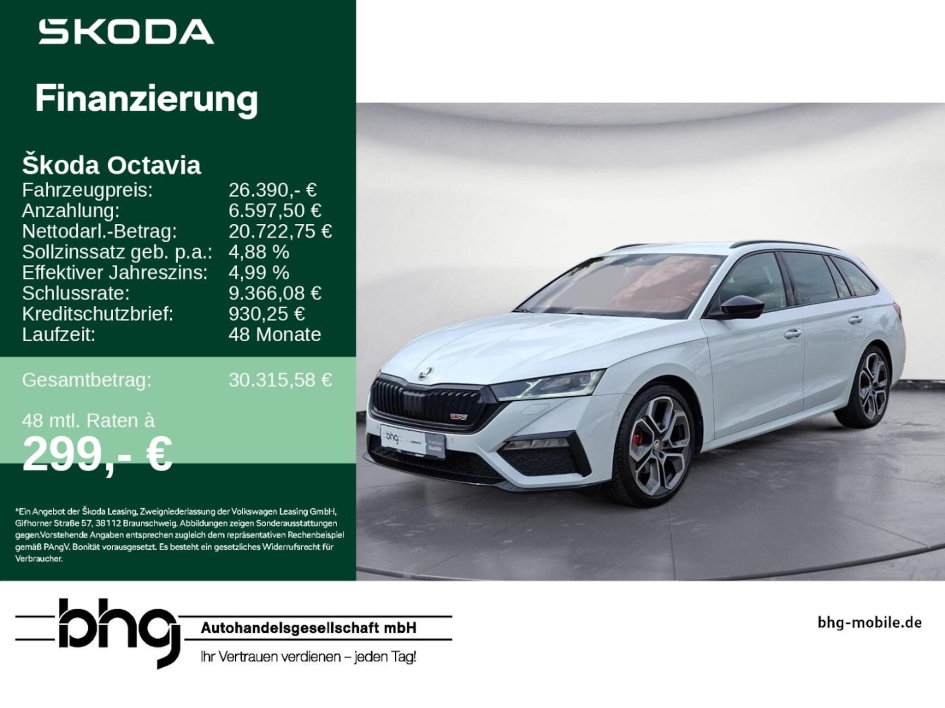 Skoda Octavia Combi RS