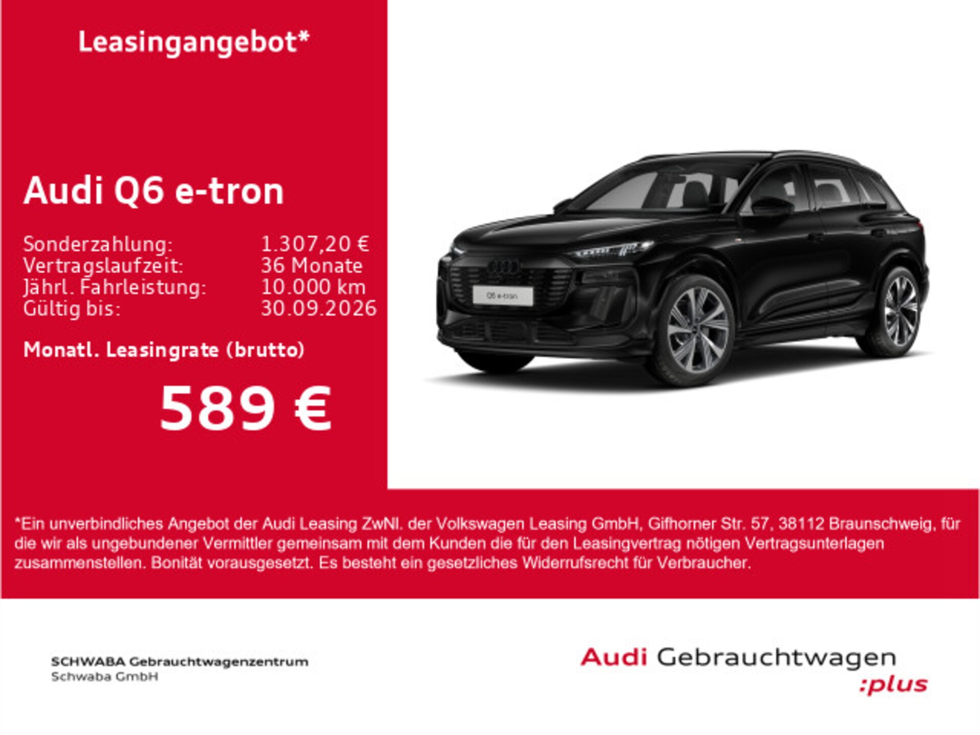 Audi Q6 SUV e-tron