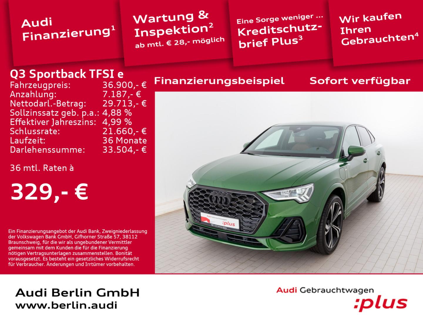 Image about Audi Q3 Sportback TFSI e 45 TFSI e S tronic